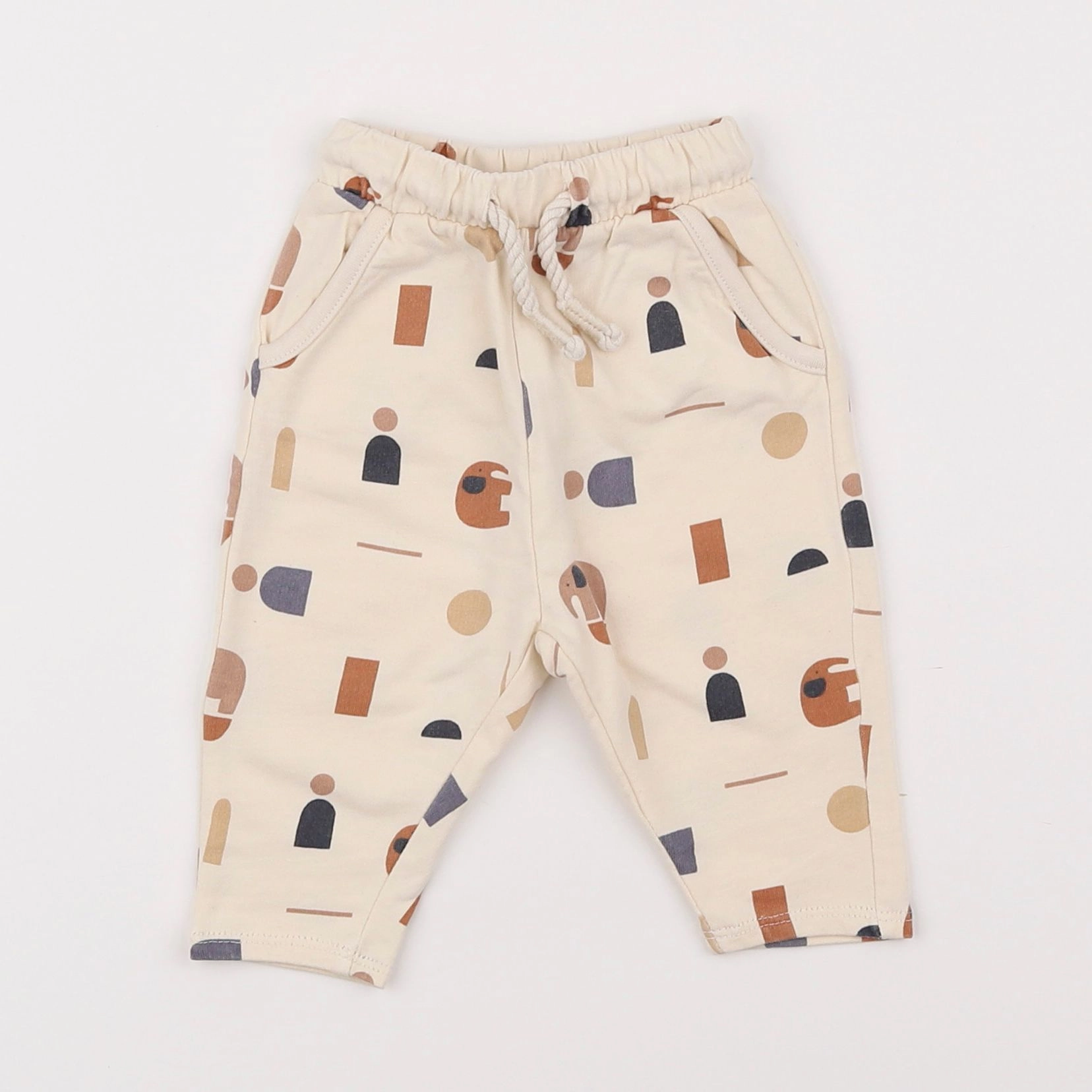 Vertbaudet - pantalon beige - 3 mois