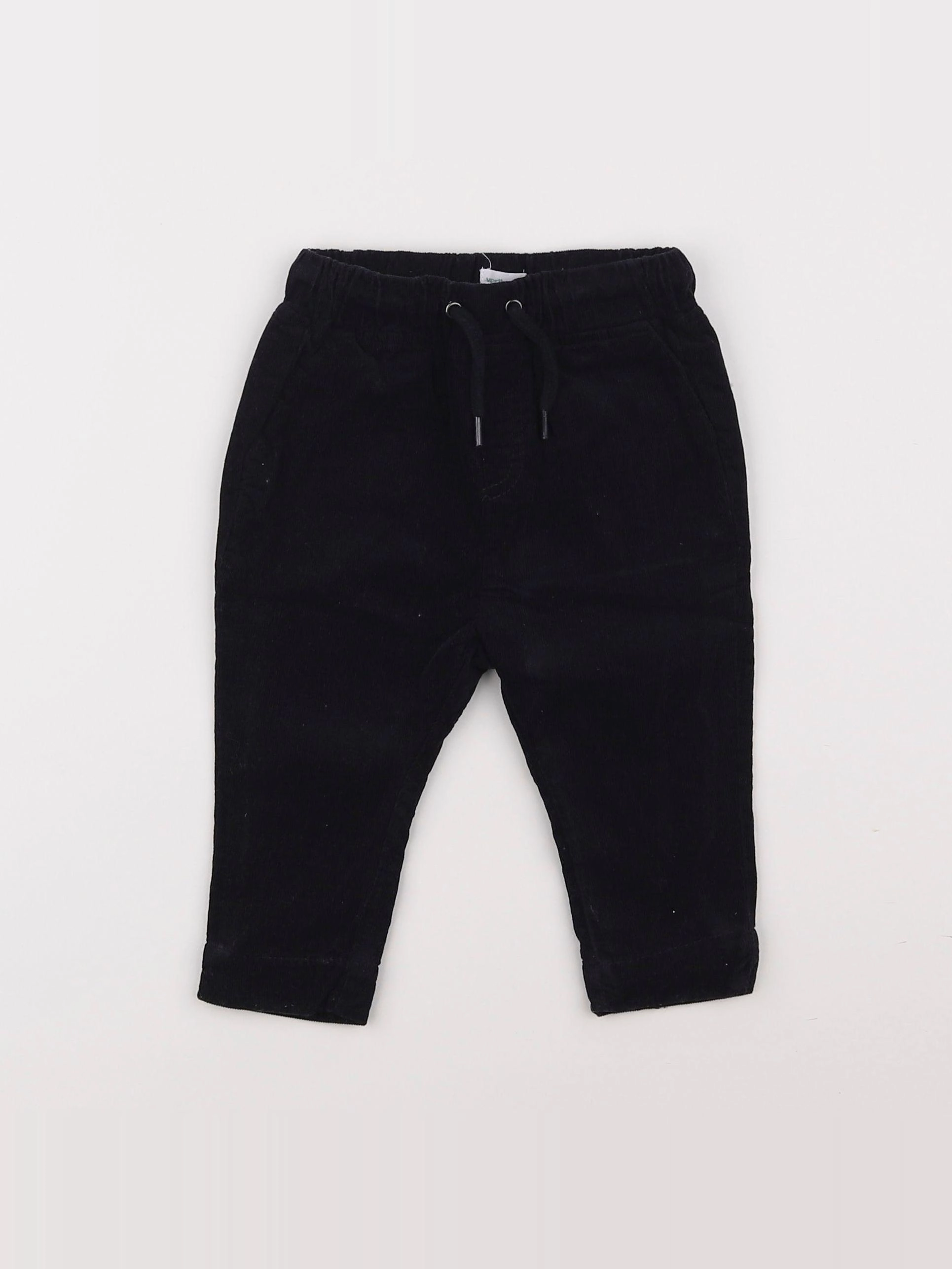 Vertbaudet - pantalon noir - 6 mois