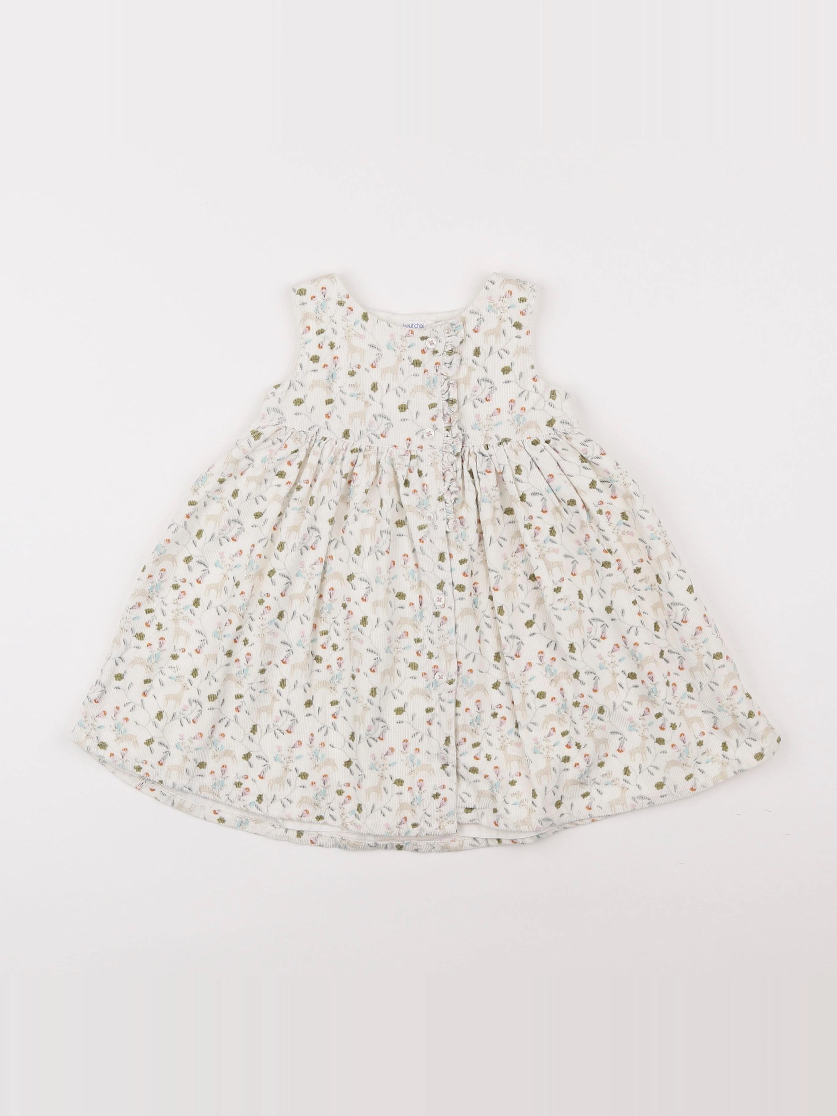 Boutchou - robe blanc - 12 mois