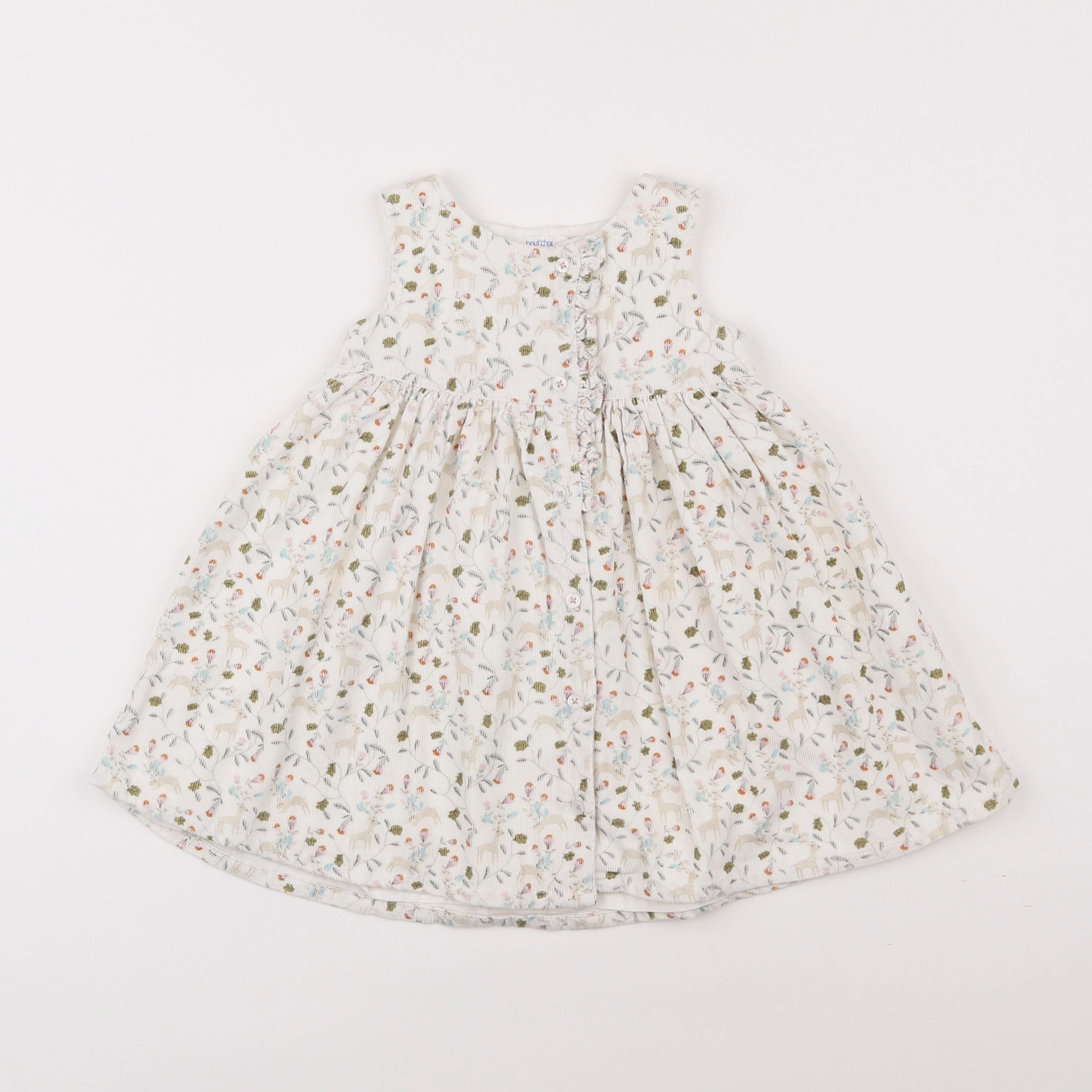 Boutchou - robe blanc - 12 mois
