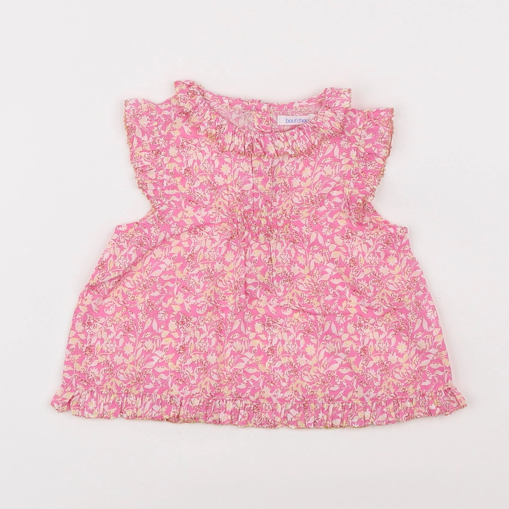 Boutchou - blouse rose - 6 mois