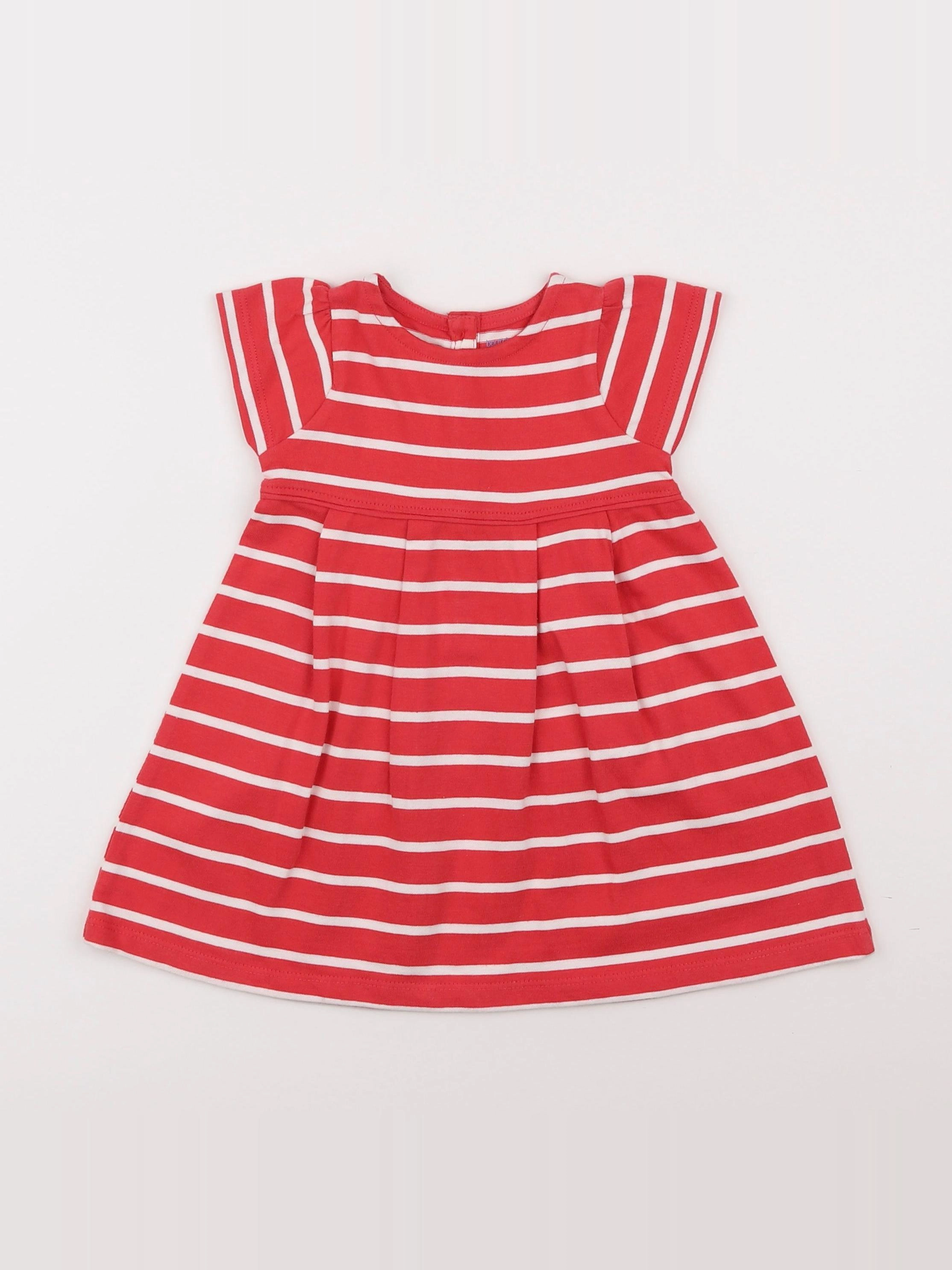 Boutchou - robe rouge - 6 mois