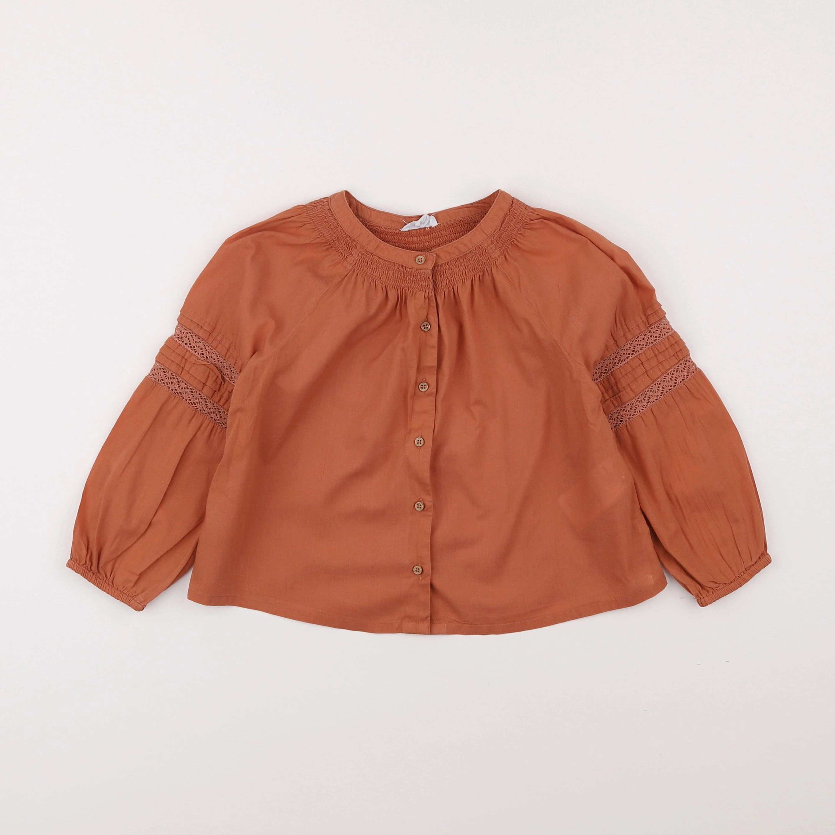 Vertbaudet - blouse marron - 3 ans