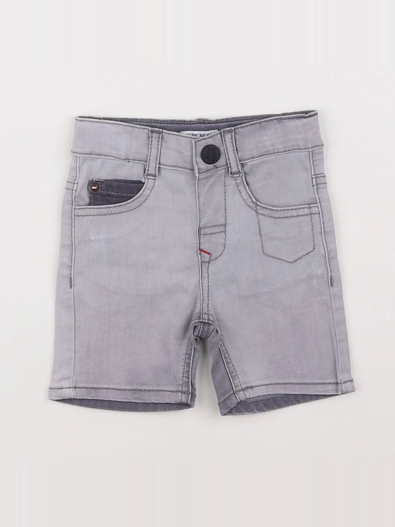 IKKS - short gris - 6 mois