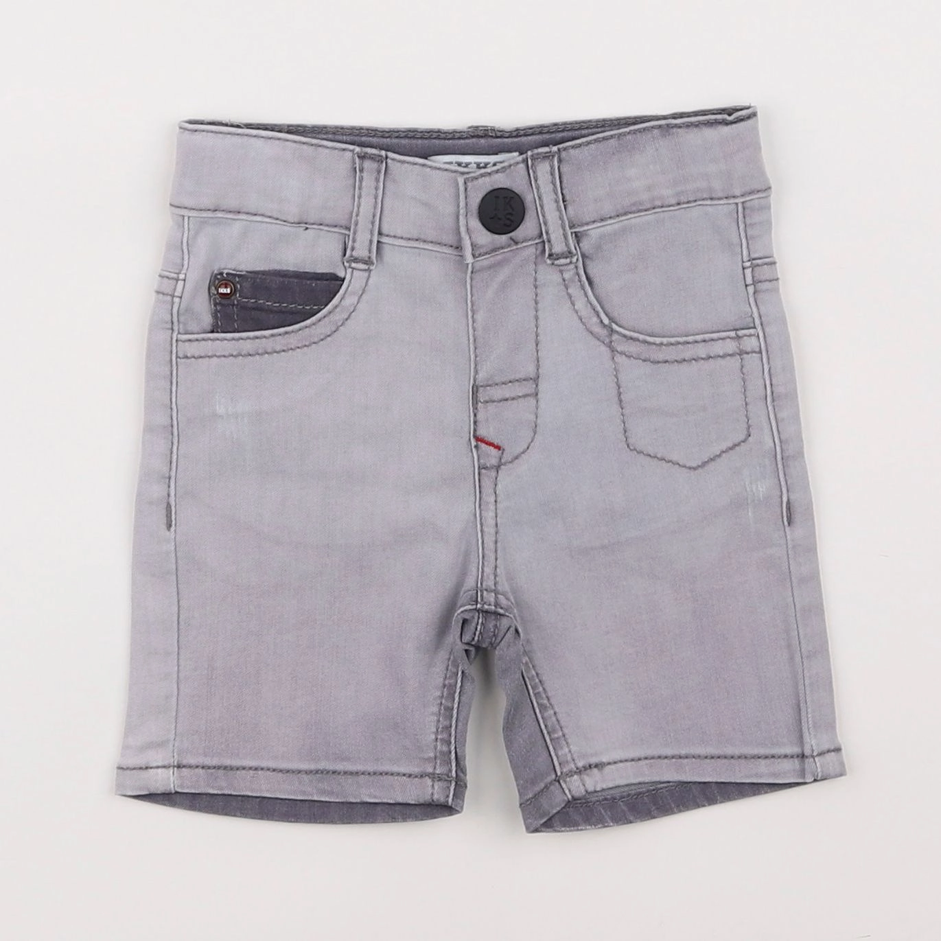 IKKS - short gris - 6 mois