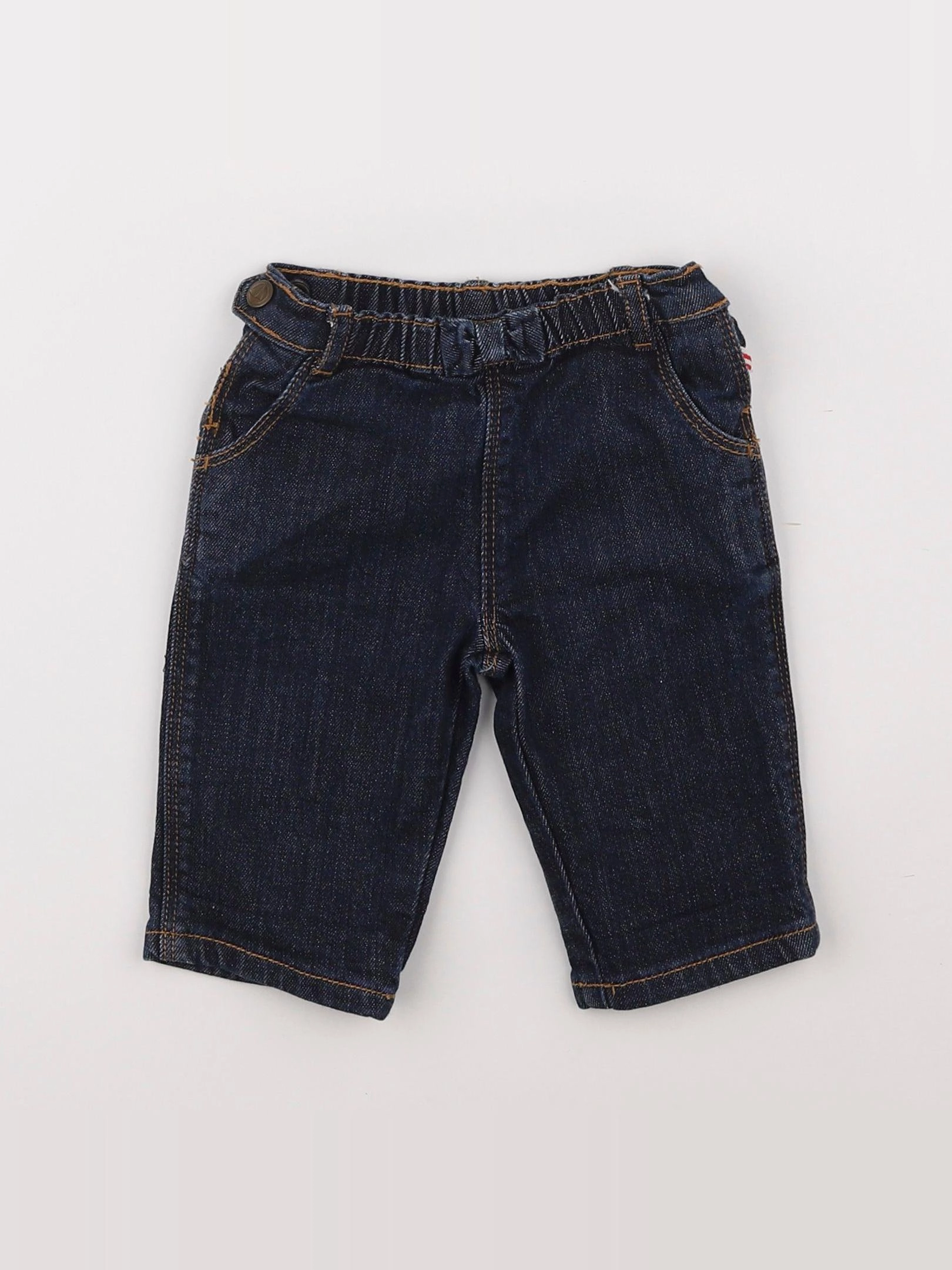 Petit Bateau - jegging bleu - 3 mois