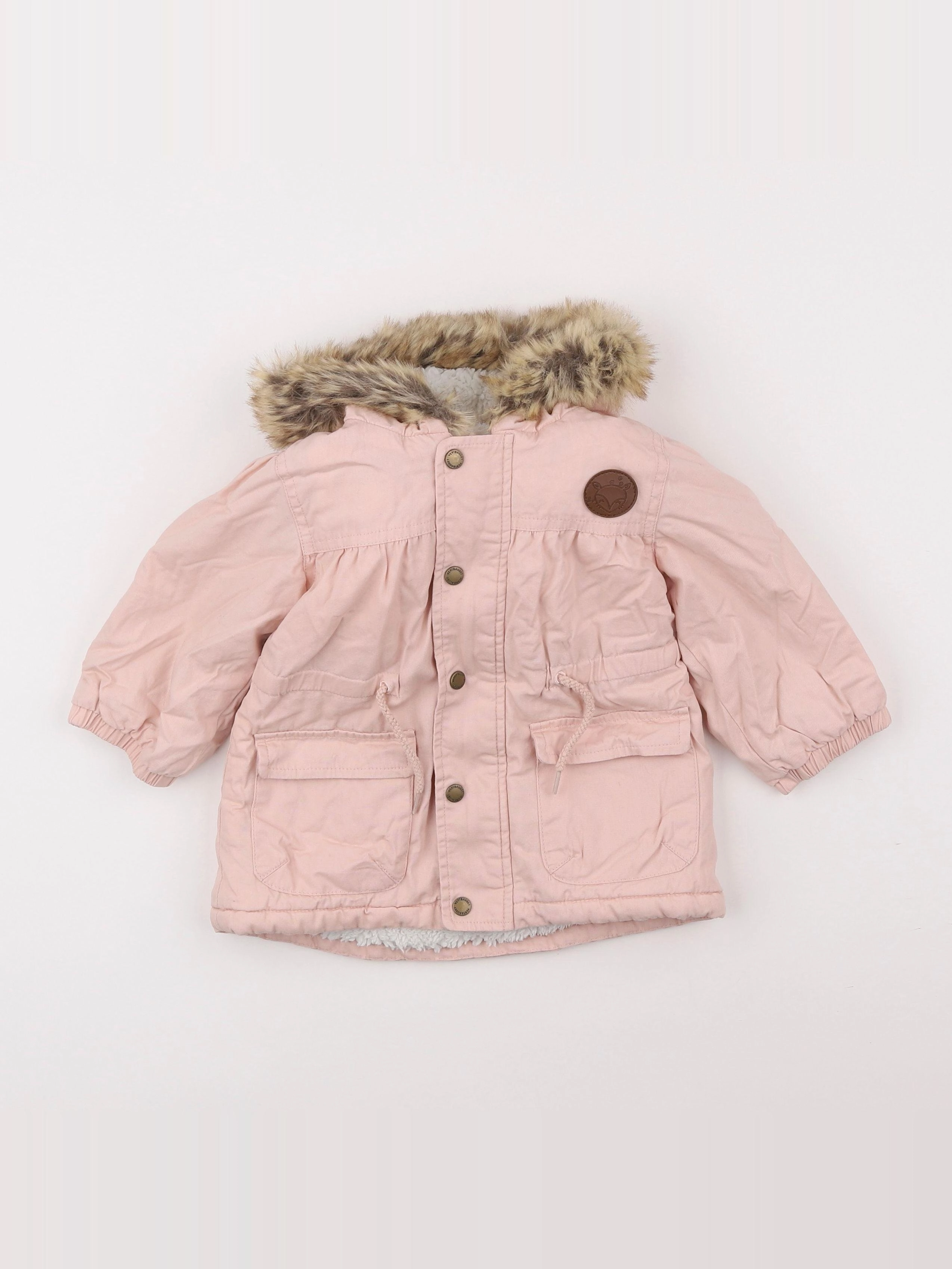 Vertbaudet - parka rose - 18 mois