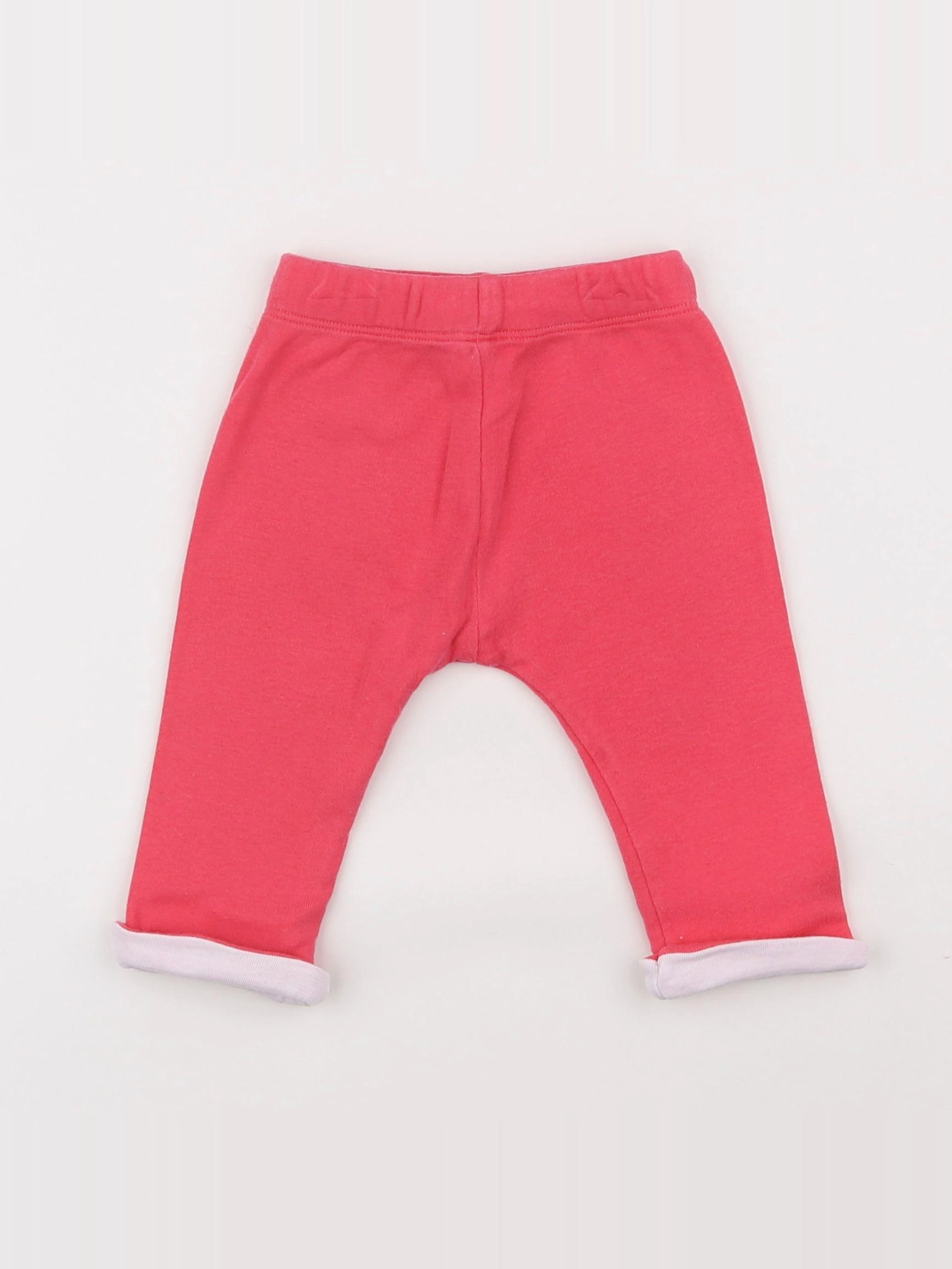 Petit Bateau - legging rose - 6 mois