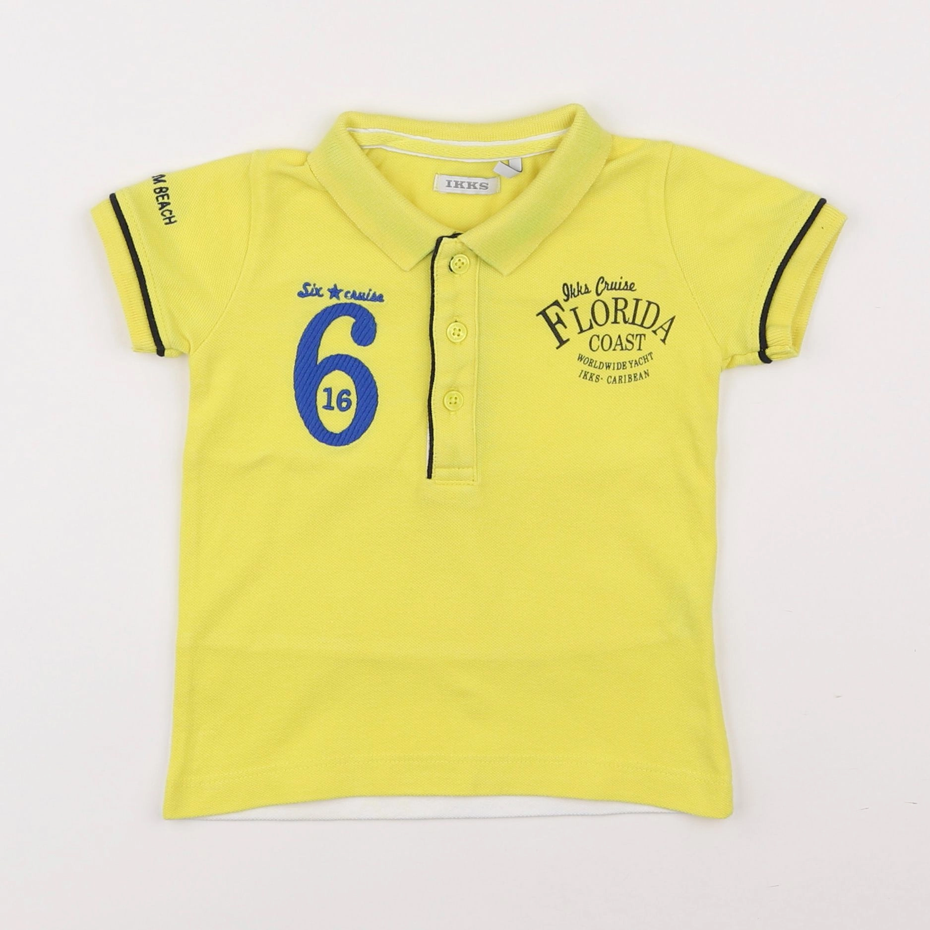 IKKS - polo jaune - 12 mois