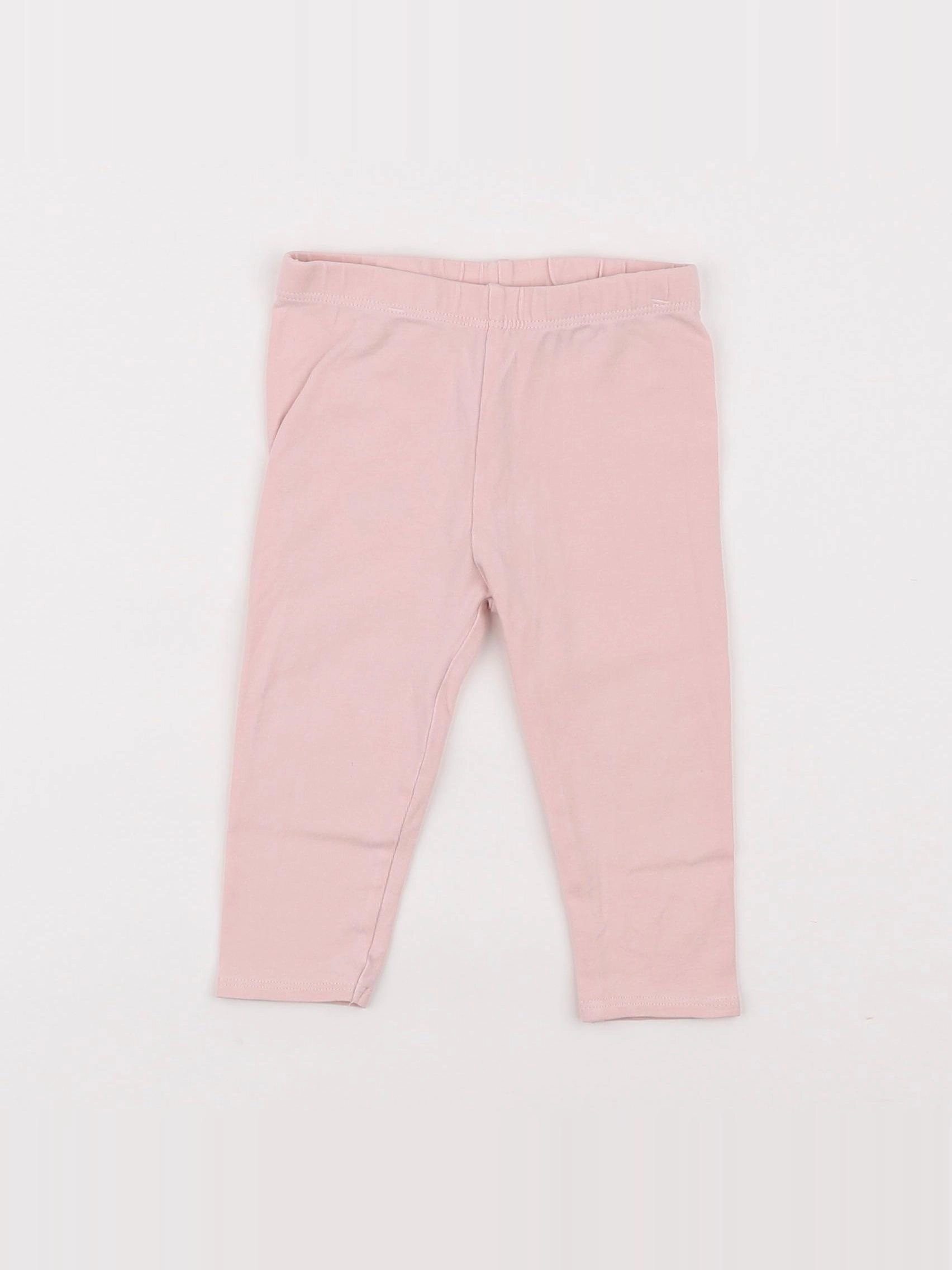 Vertbaudet - legging rose - 12 mois