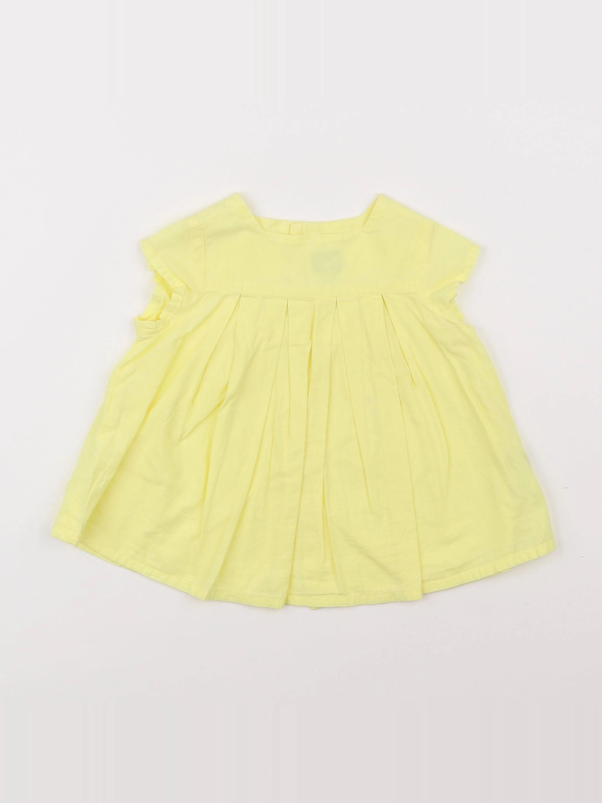 Bonton - robe jaune - 18 mois