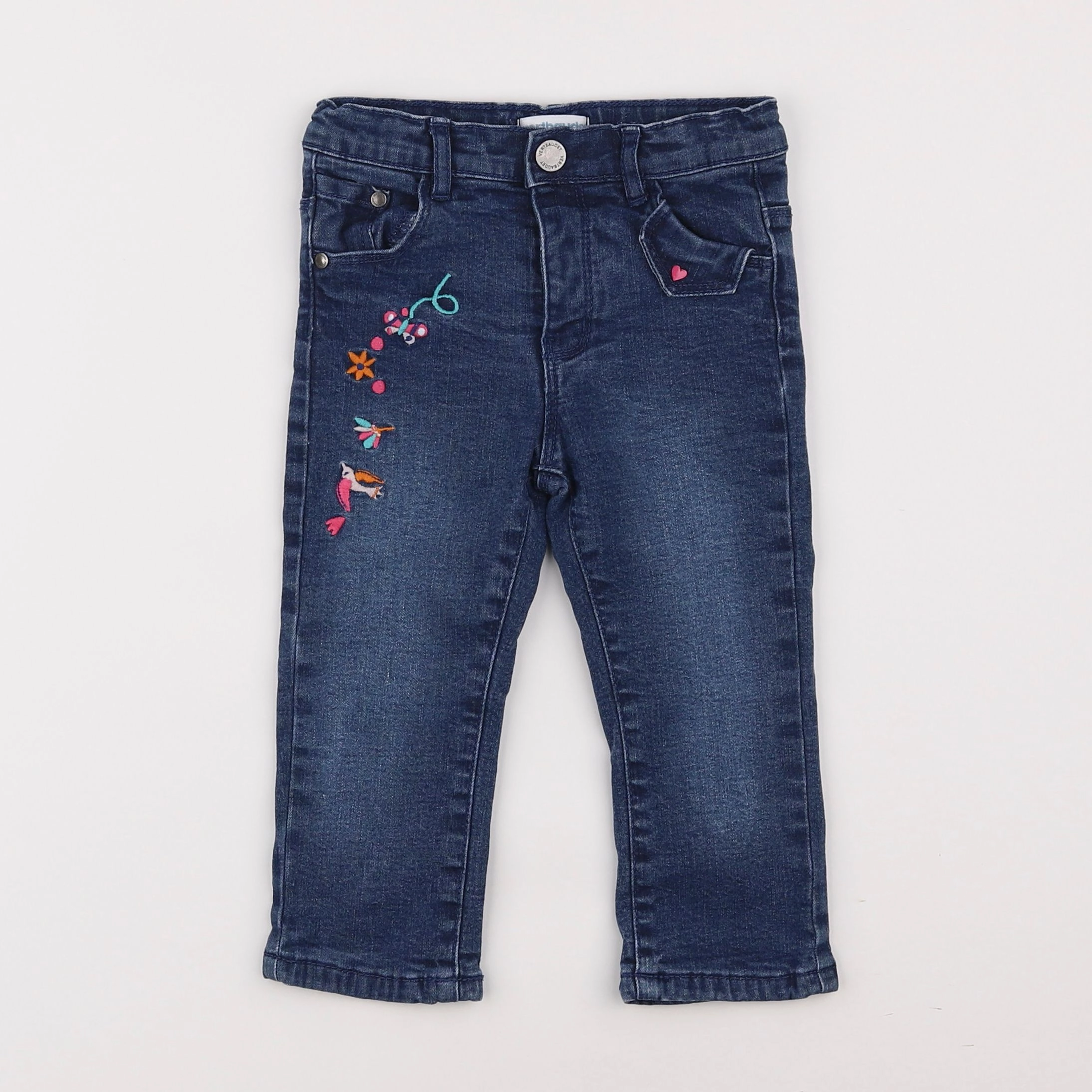 Vertbaudet - jean bleu - 18 mois