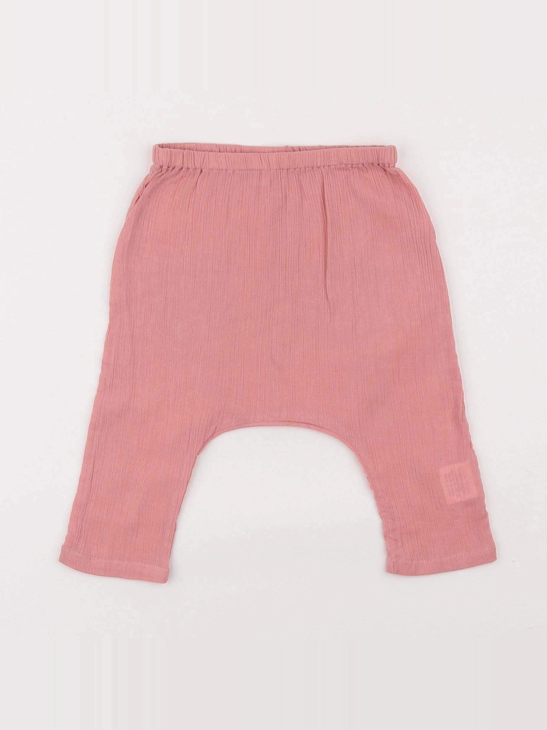Louis Louise - sarouel rose - 6 mois