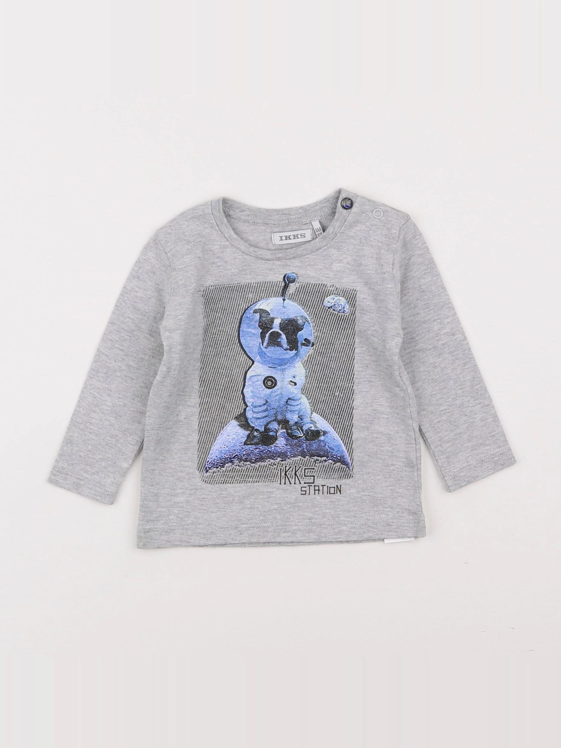 IKKS - tee-shirt multicolore - 6 mois