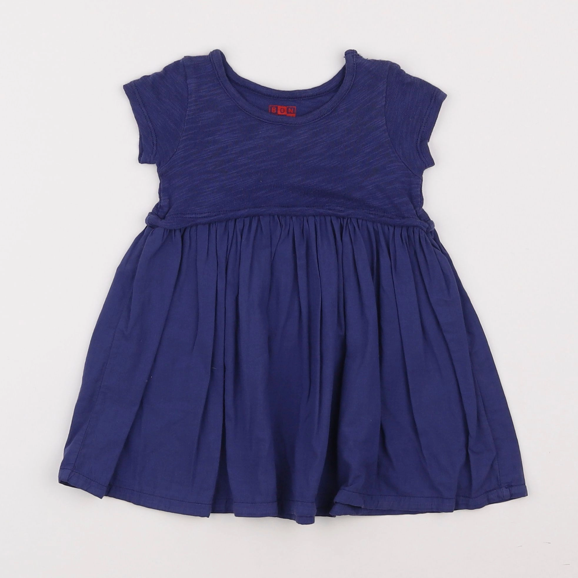 Bonton - robe bleu - 6 mois