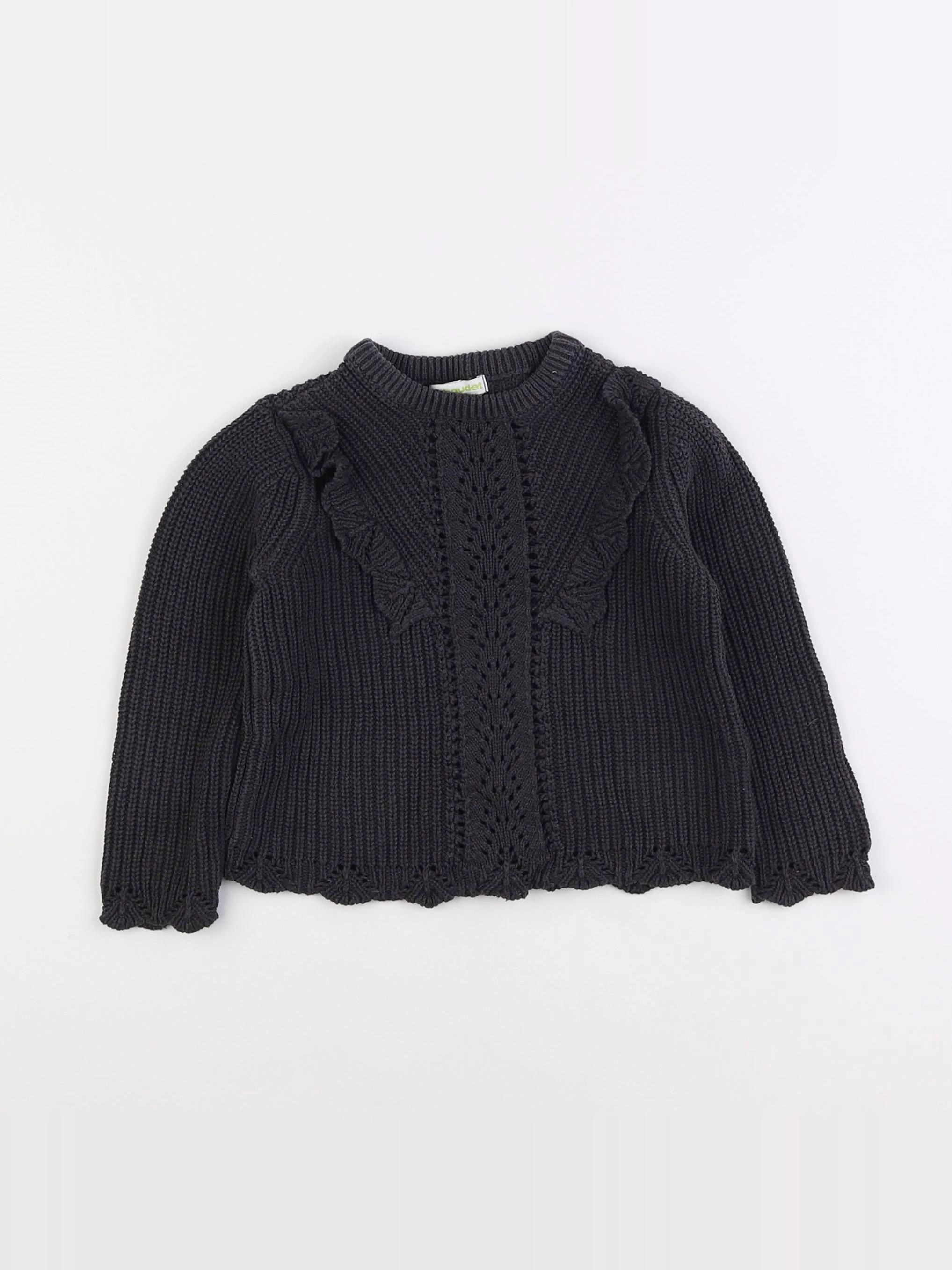 Vertbaudet - pull gris - 2 ans
