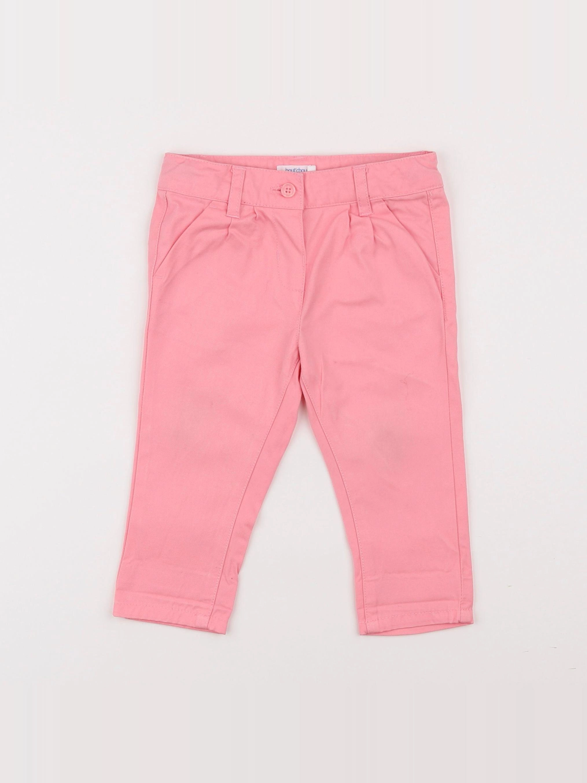 Boutchou - pantalon rose - 9 mois