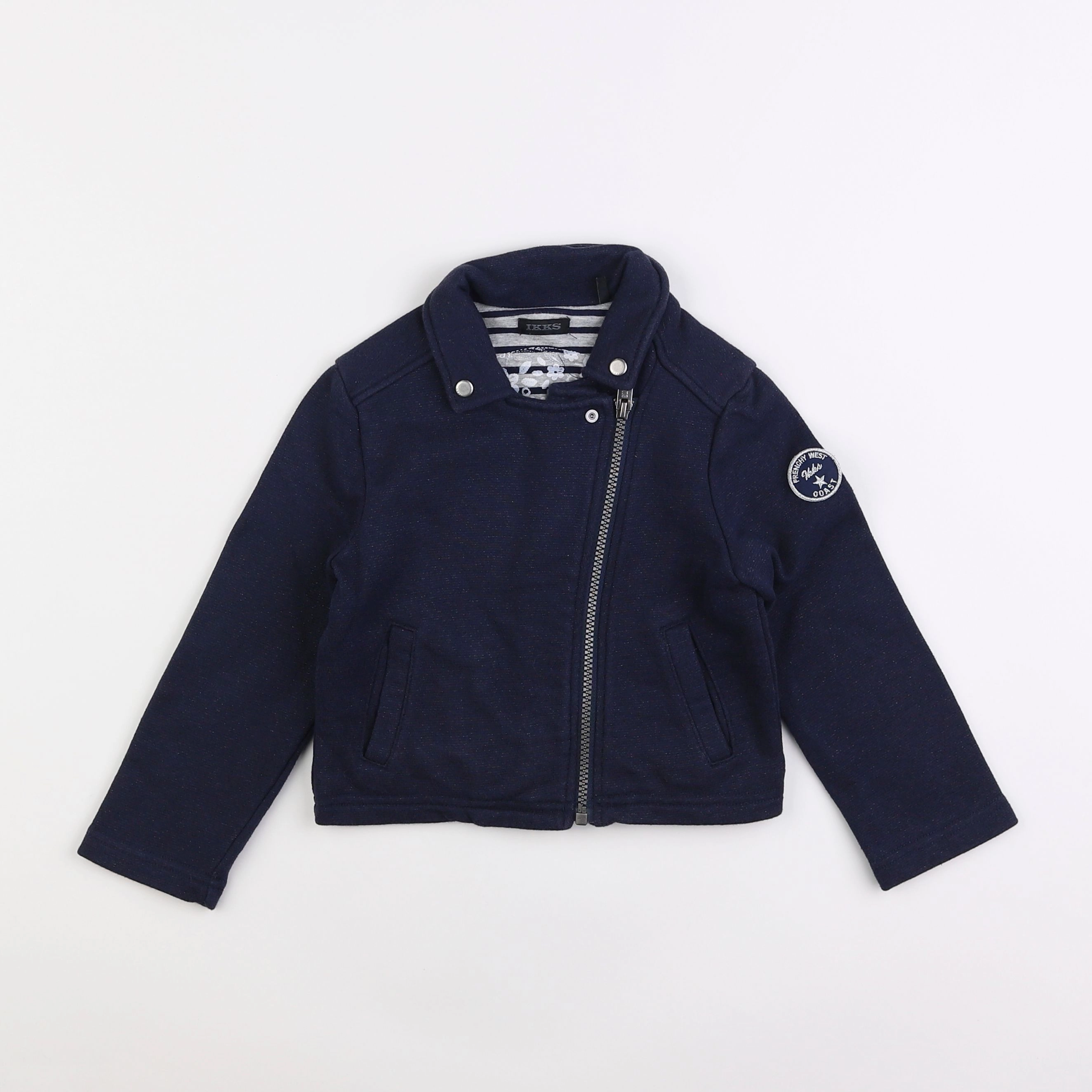 IKKS - veste bleu - 4 ans