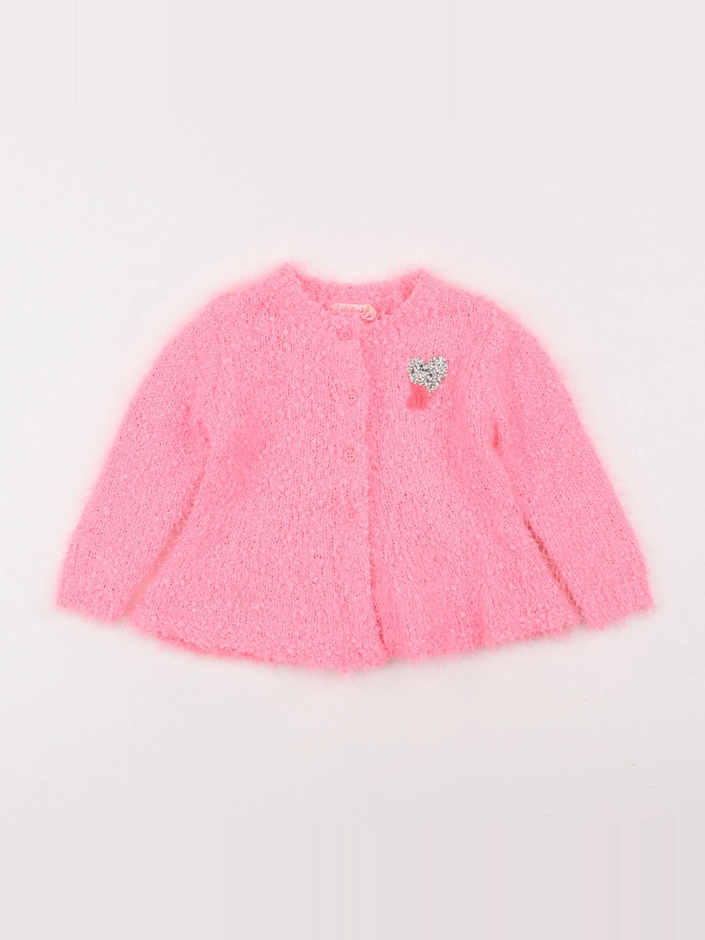 Billie Blush - gilet rose (état neuf) - 12 mois