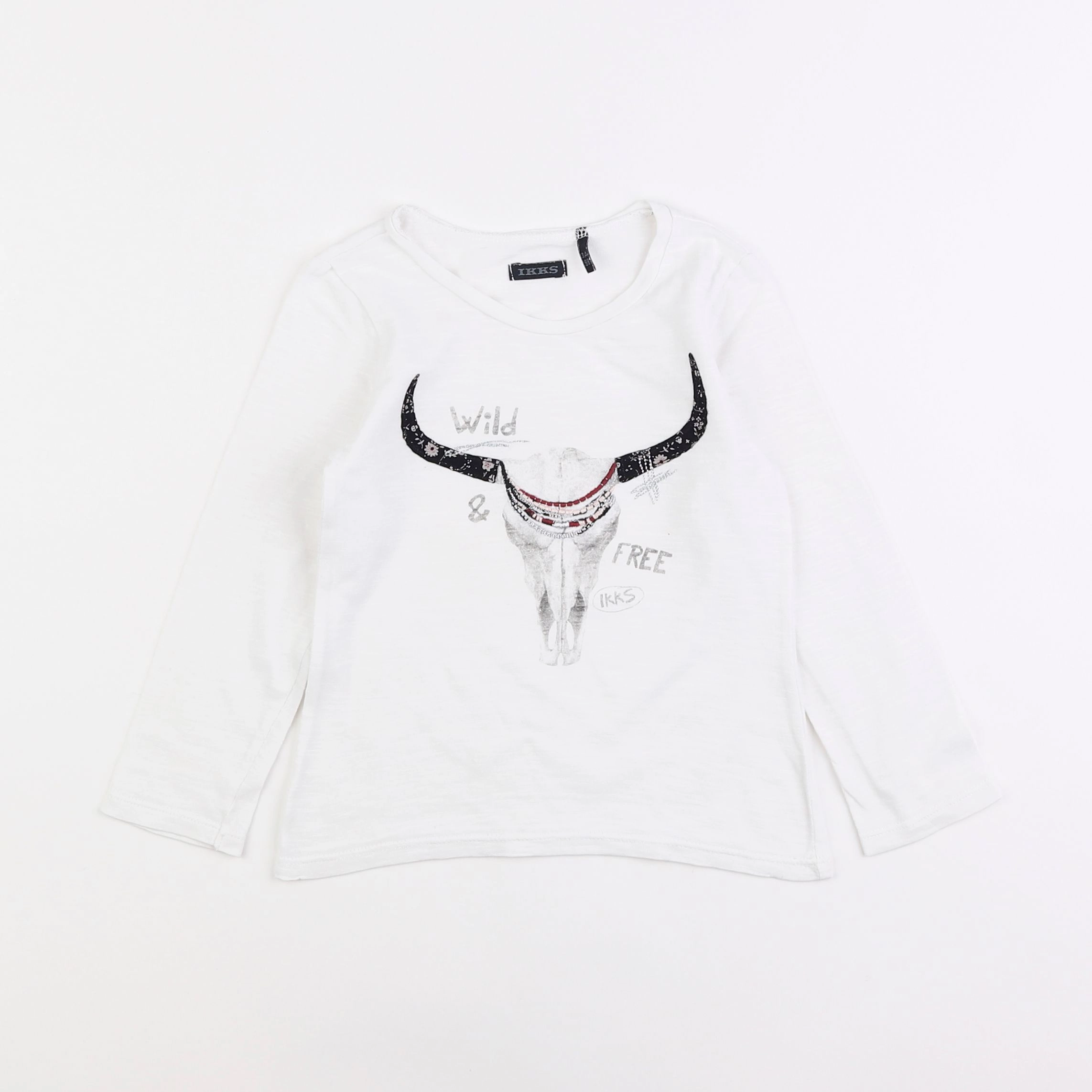 IKKS - tee-shirt blanc - 3 ans