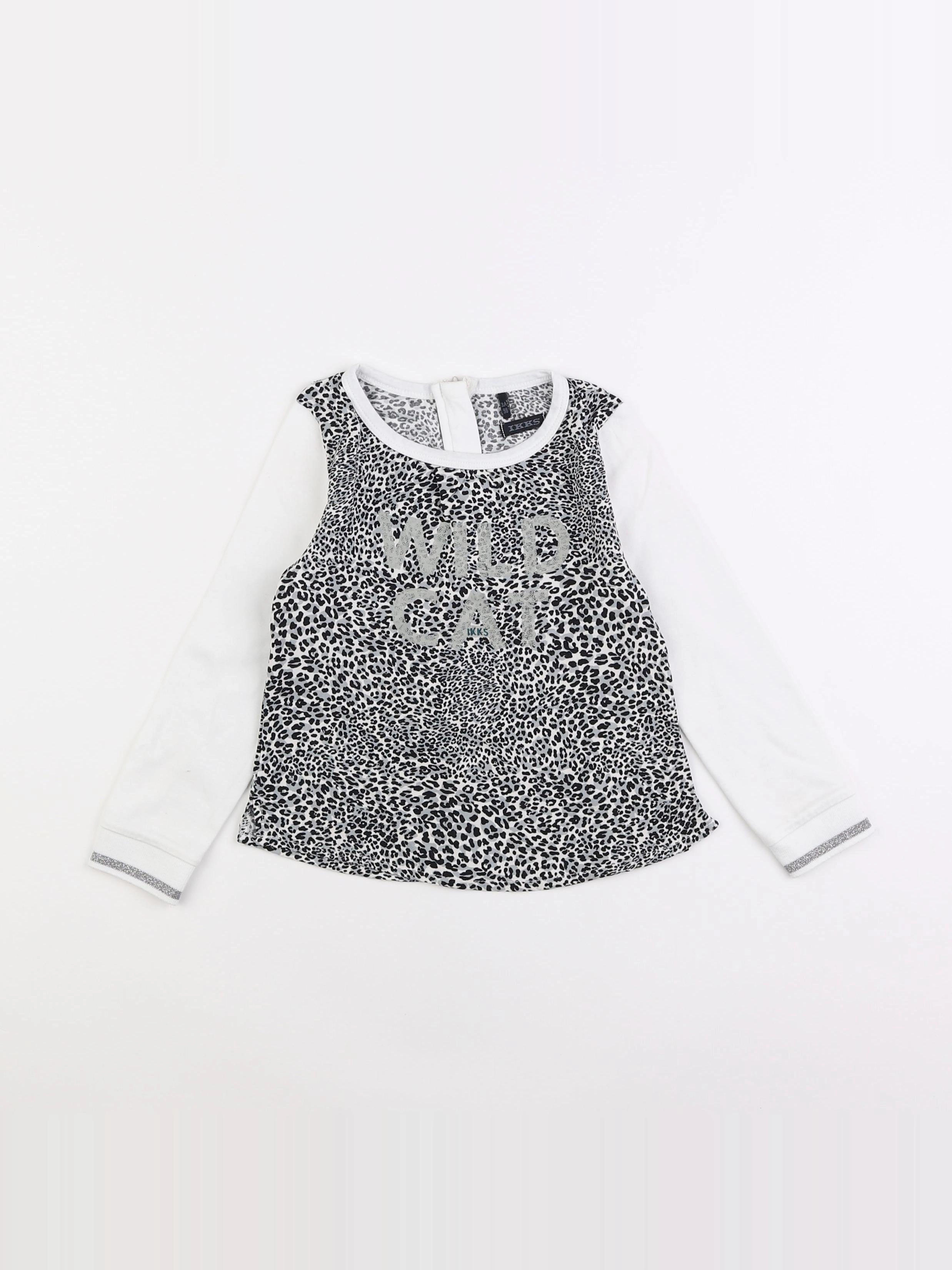 IKKS - tee-shirt blanc - 3 ans