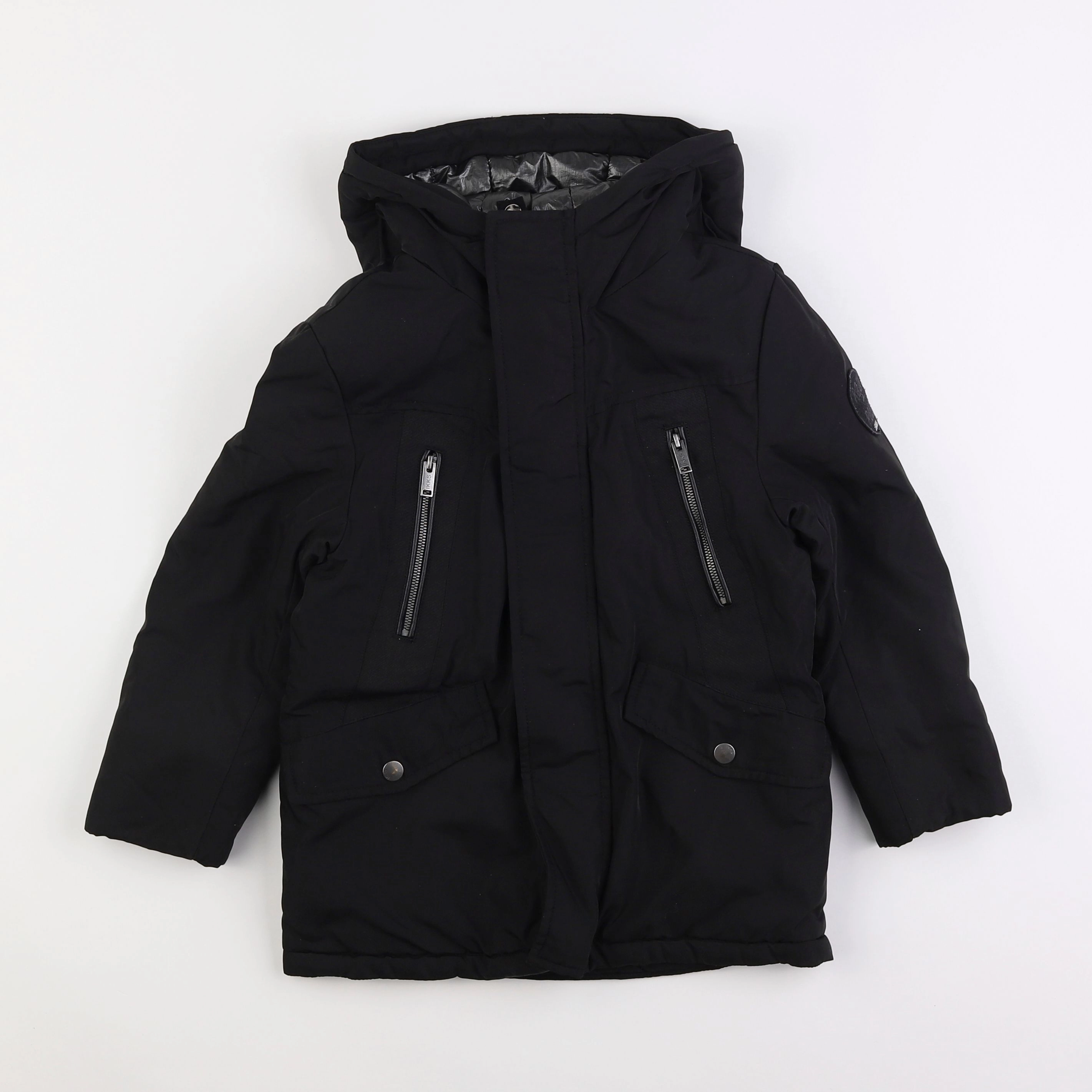 IKKS - manteau noir - 6 ans