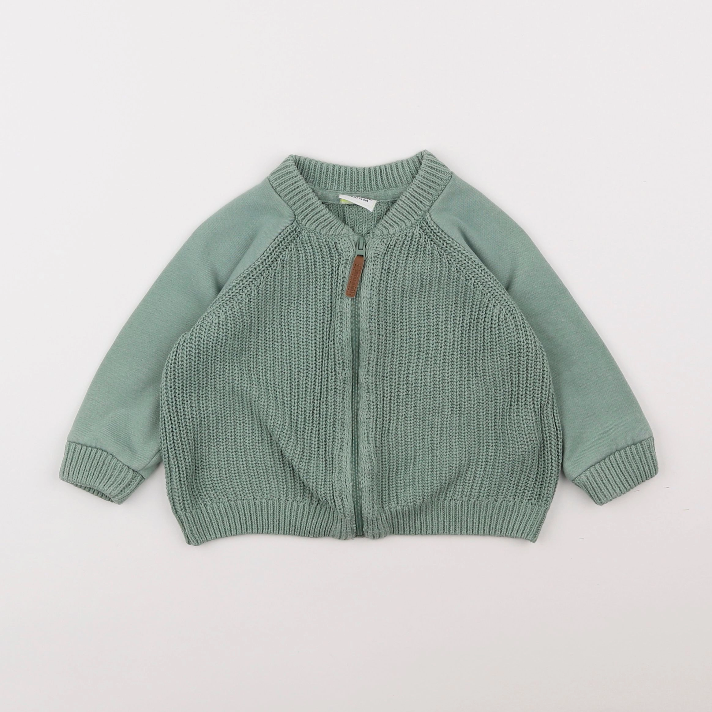 Tape à l'oeil - sweat vert - 12 mois