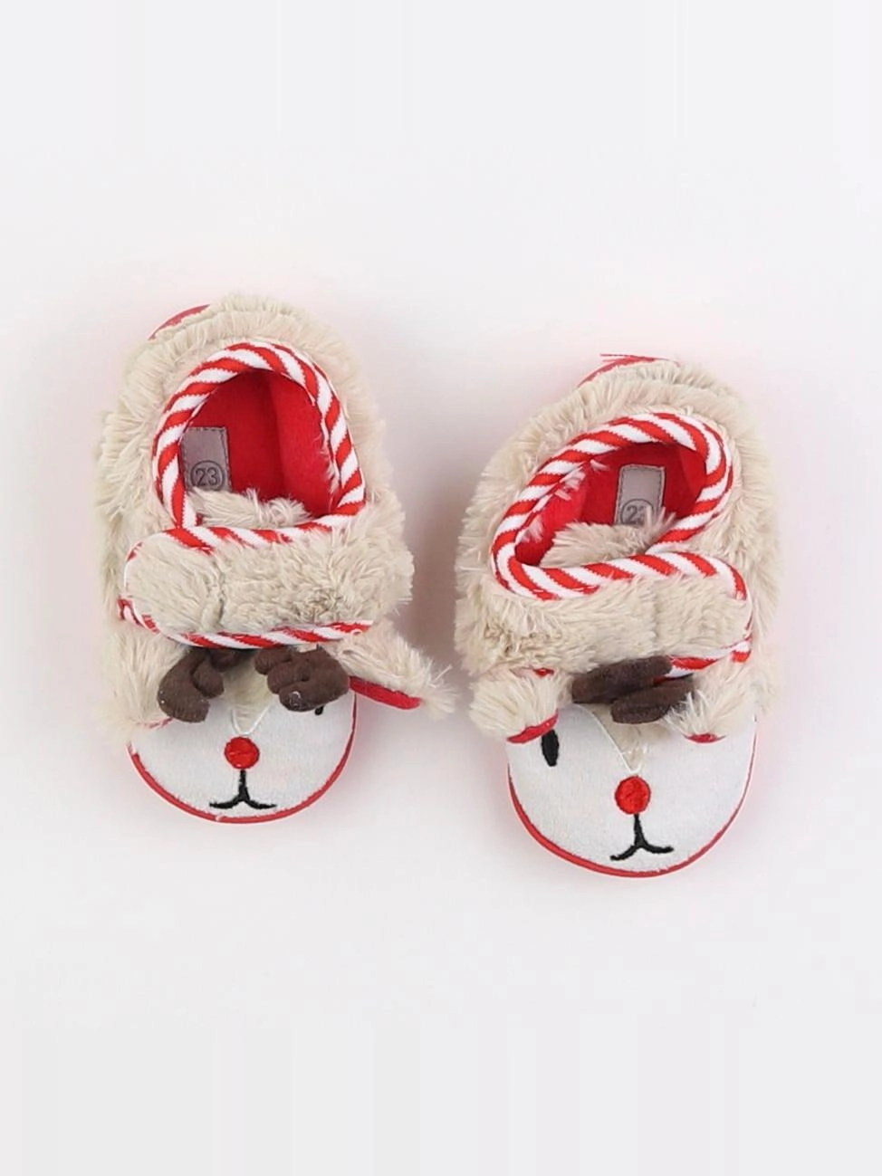 Vertbaudet - chaussons rouge - pointure 23