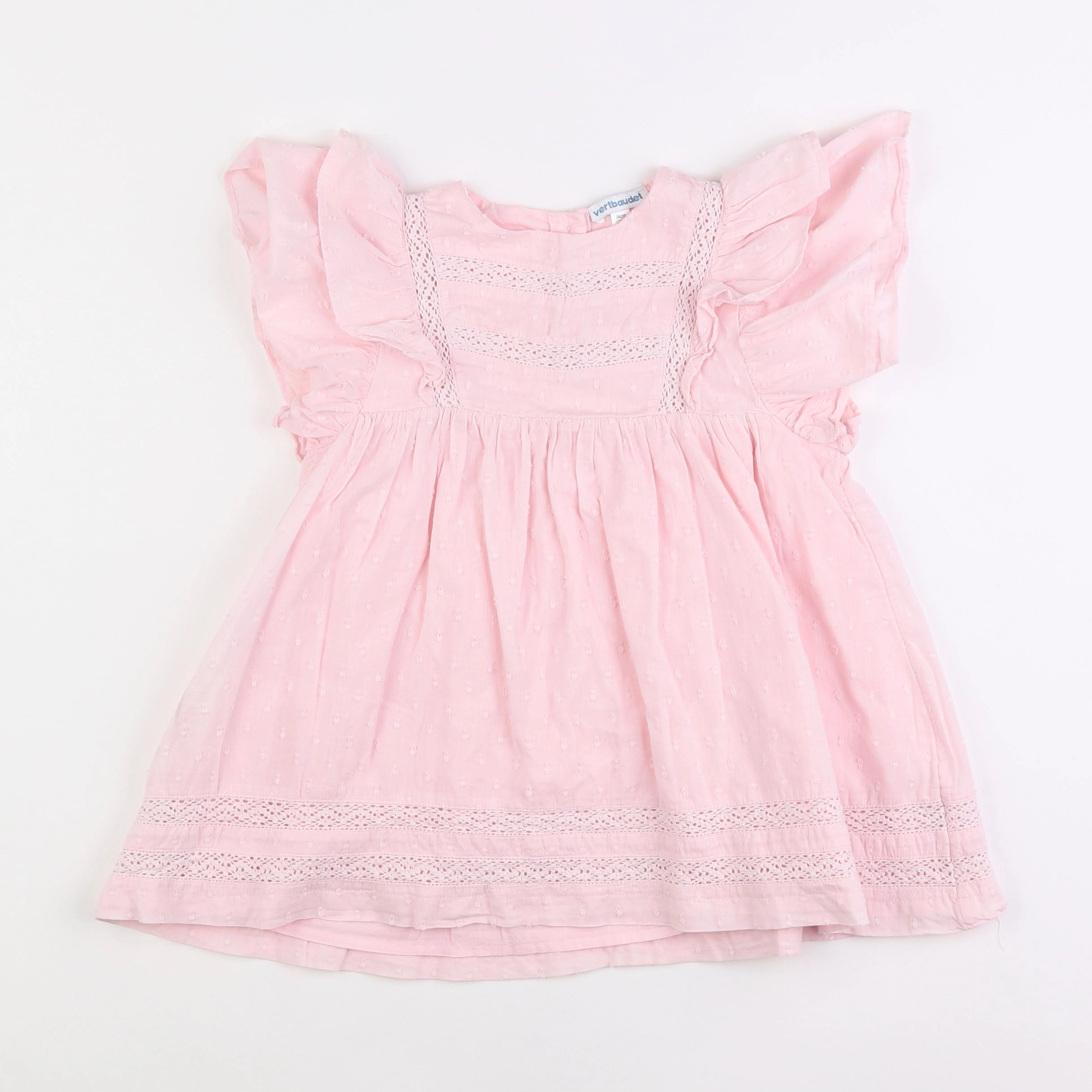 Vertbaudet - robe rose - 3 ans