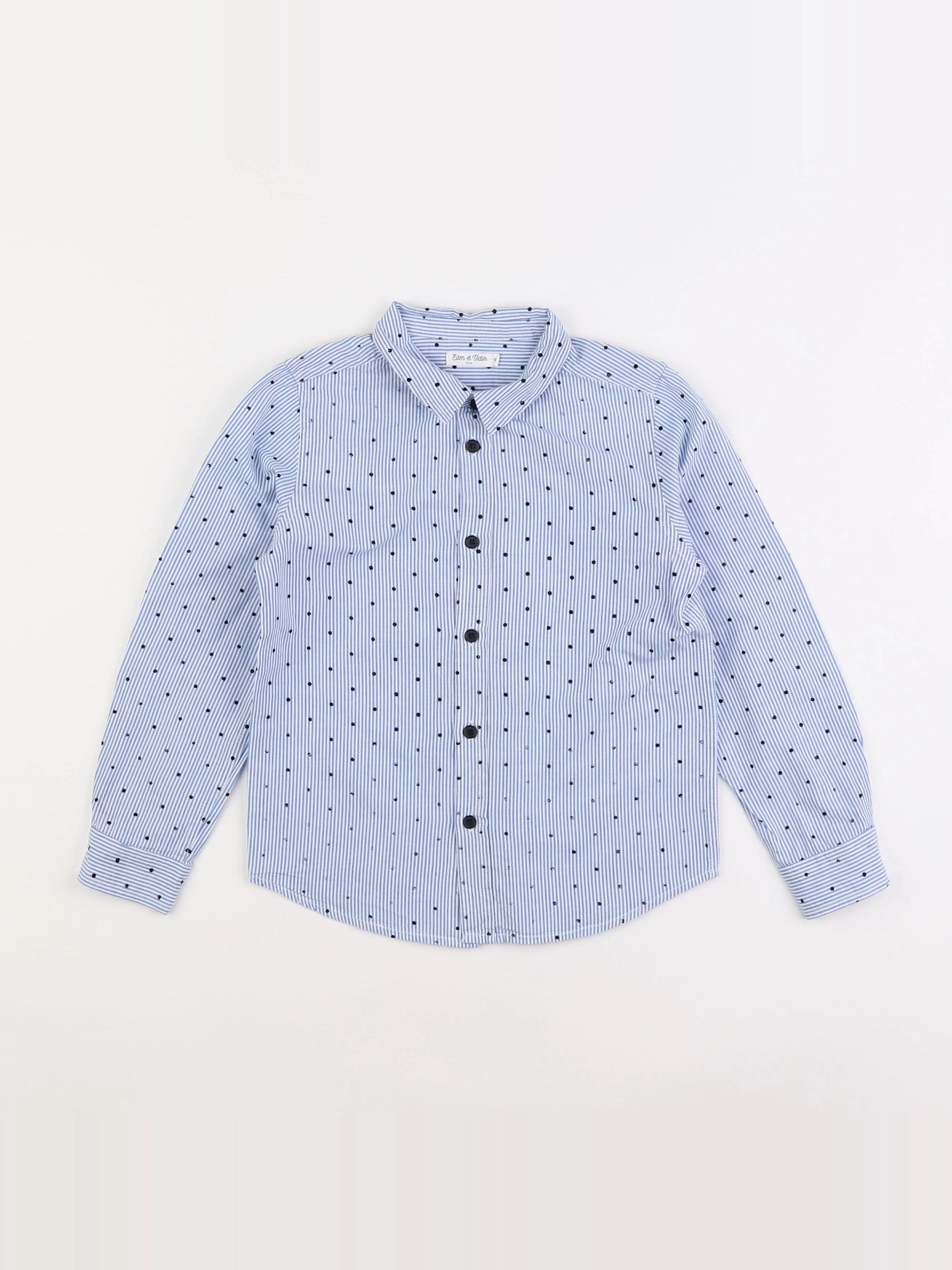 Eden & Victor - chemise bleu - 6 ans