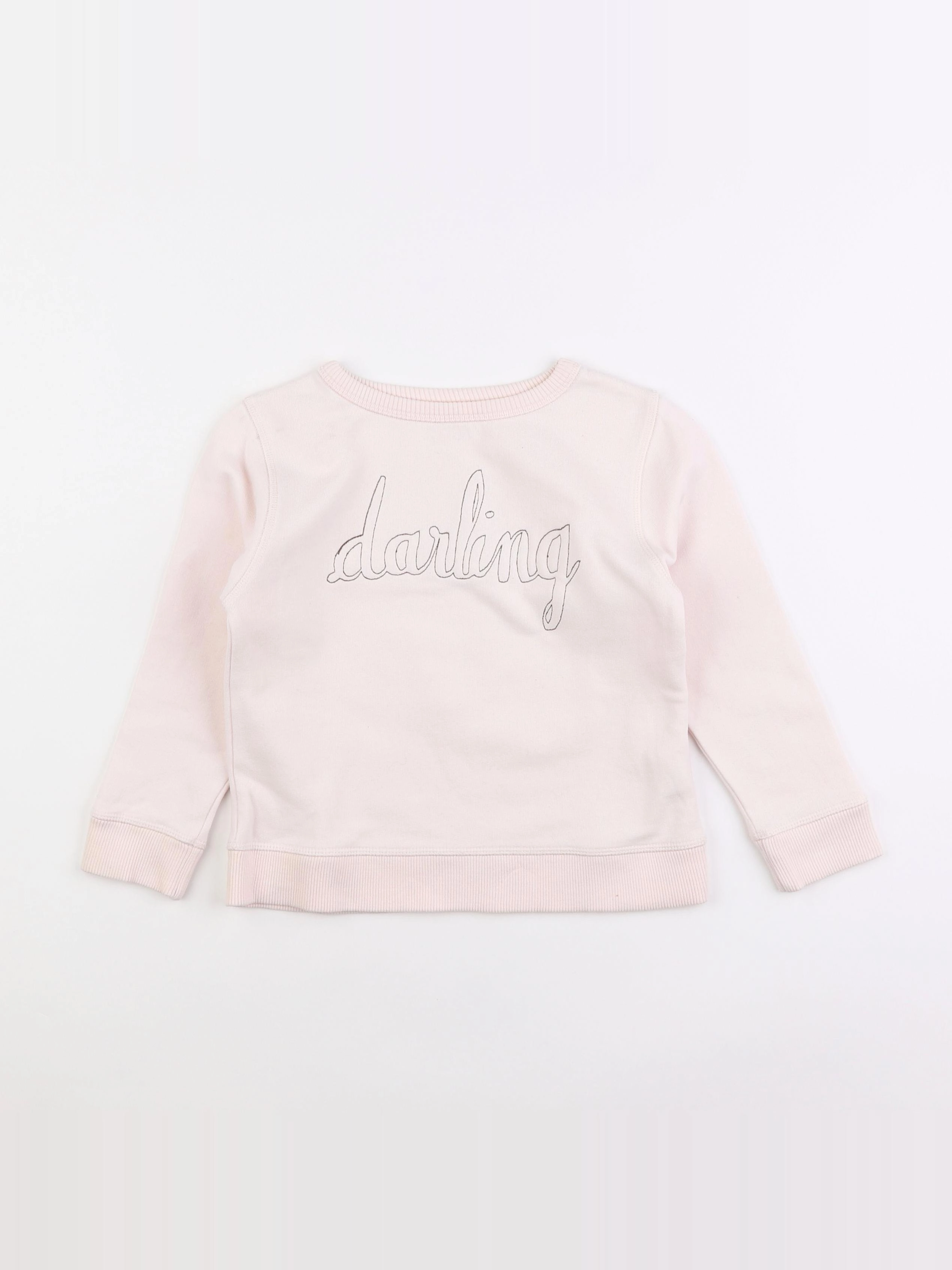 Bonton - sweat rose - 6 ans