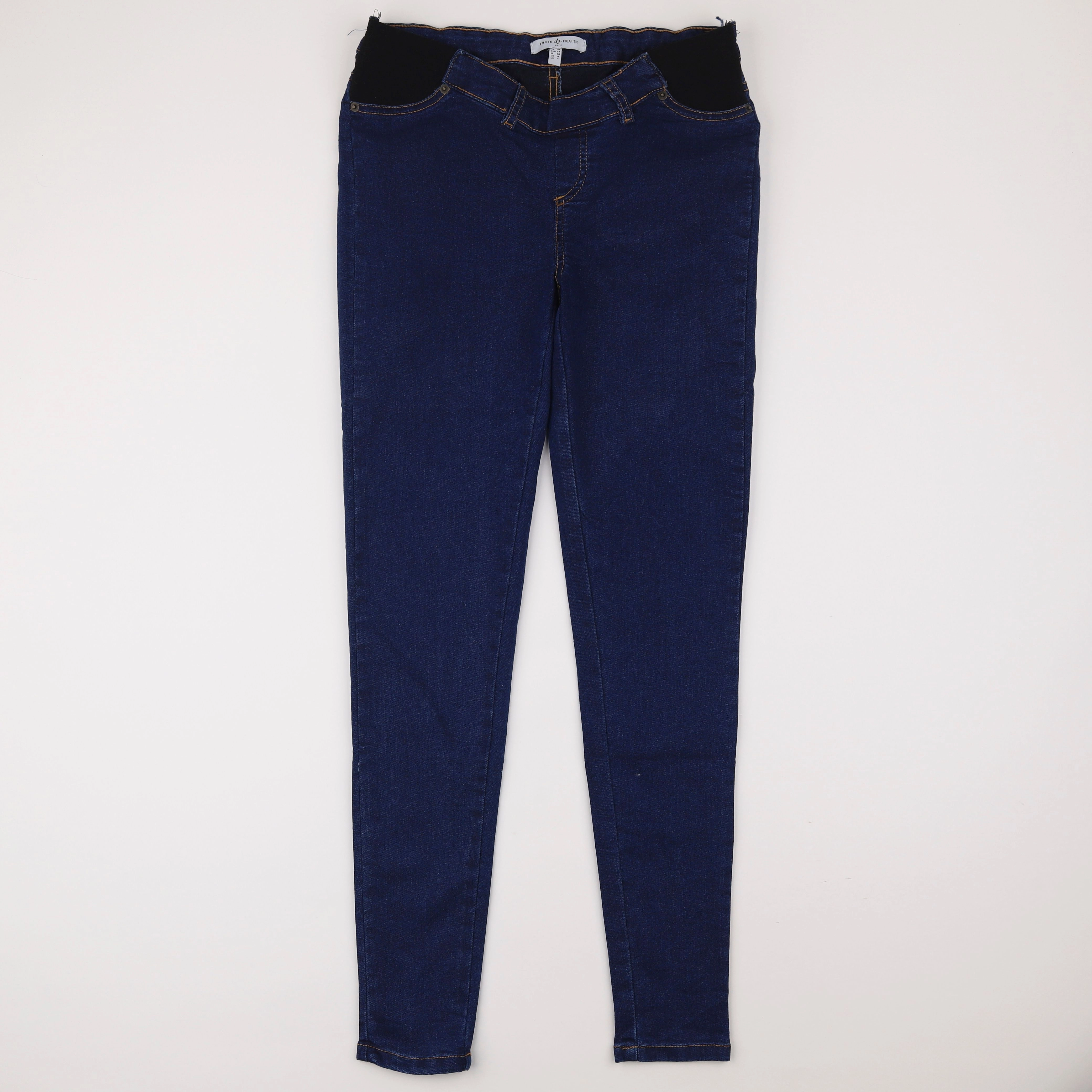 Envie de fraise - jean grossesse bleu - 36