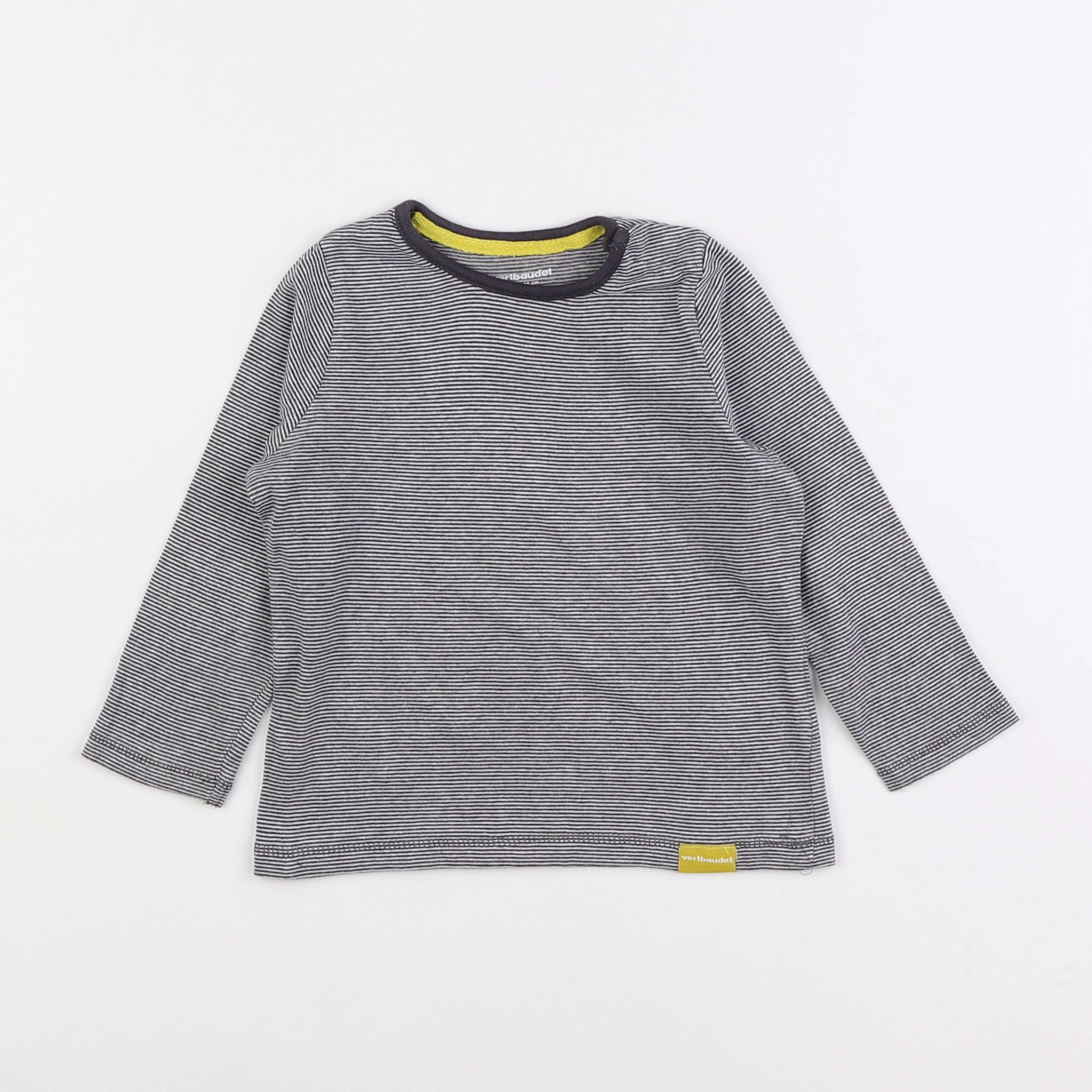 Vertbaudet - tee-shirt noir - 2 ans