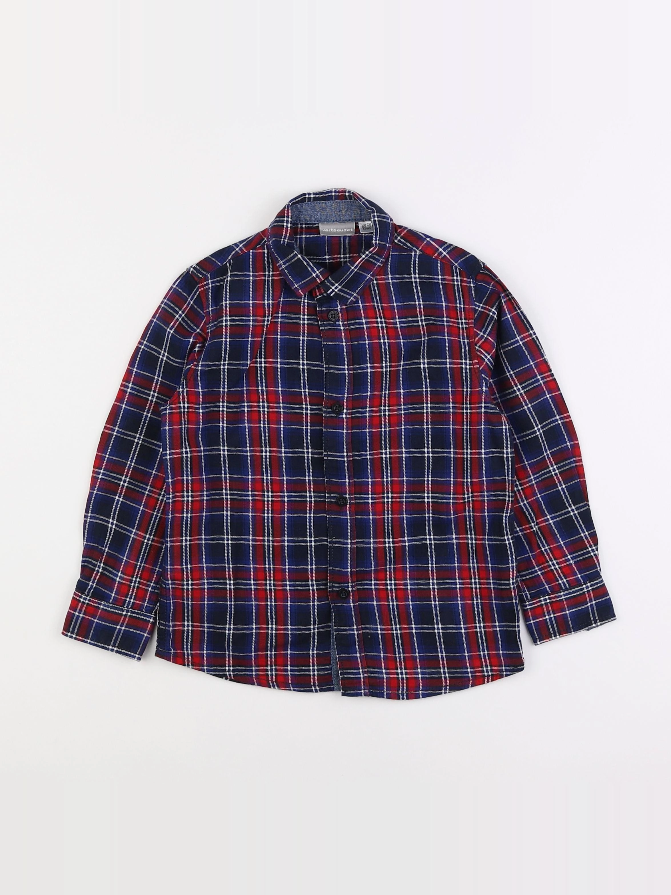 Vertbaudet - chemise multicolore - 5 ans