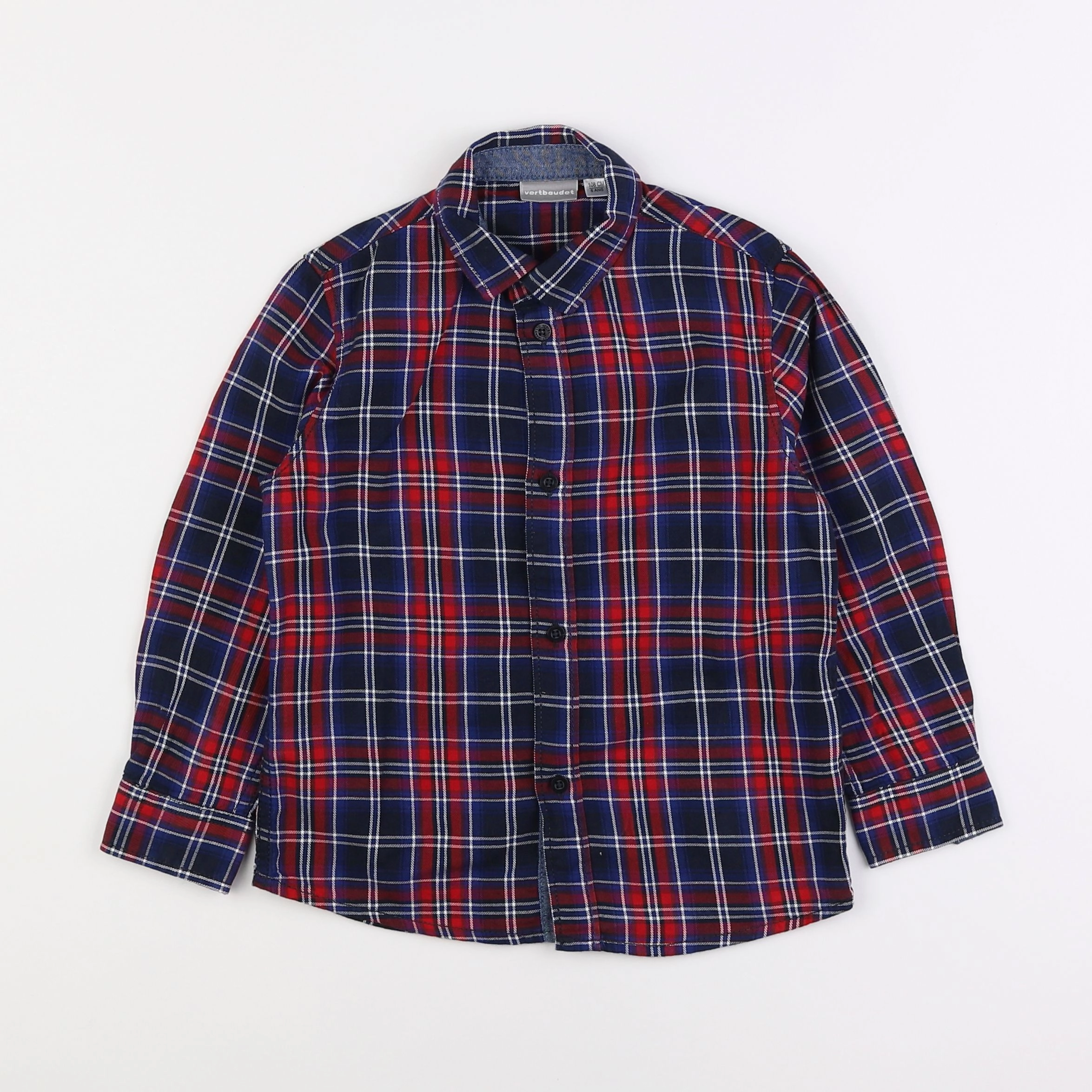 Vertbaudet - chemise multicolore - 5 ans