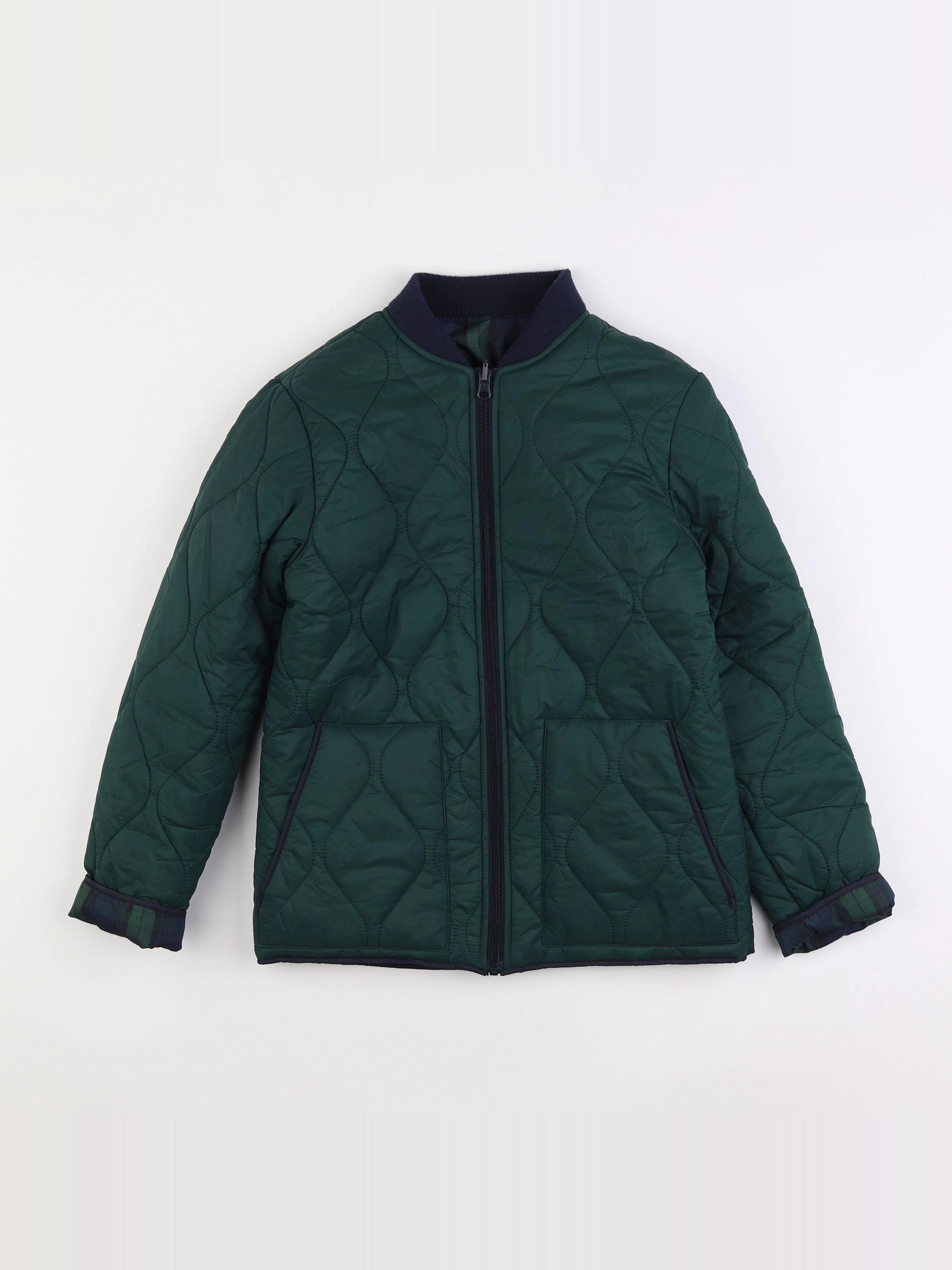 Cyrillus - doudoune vert - 12 ans