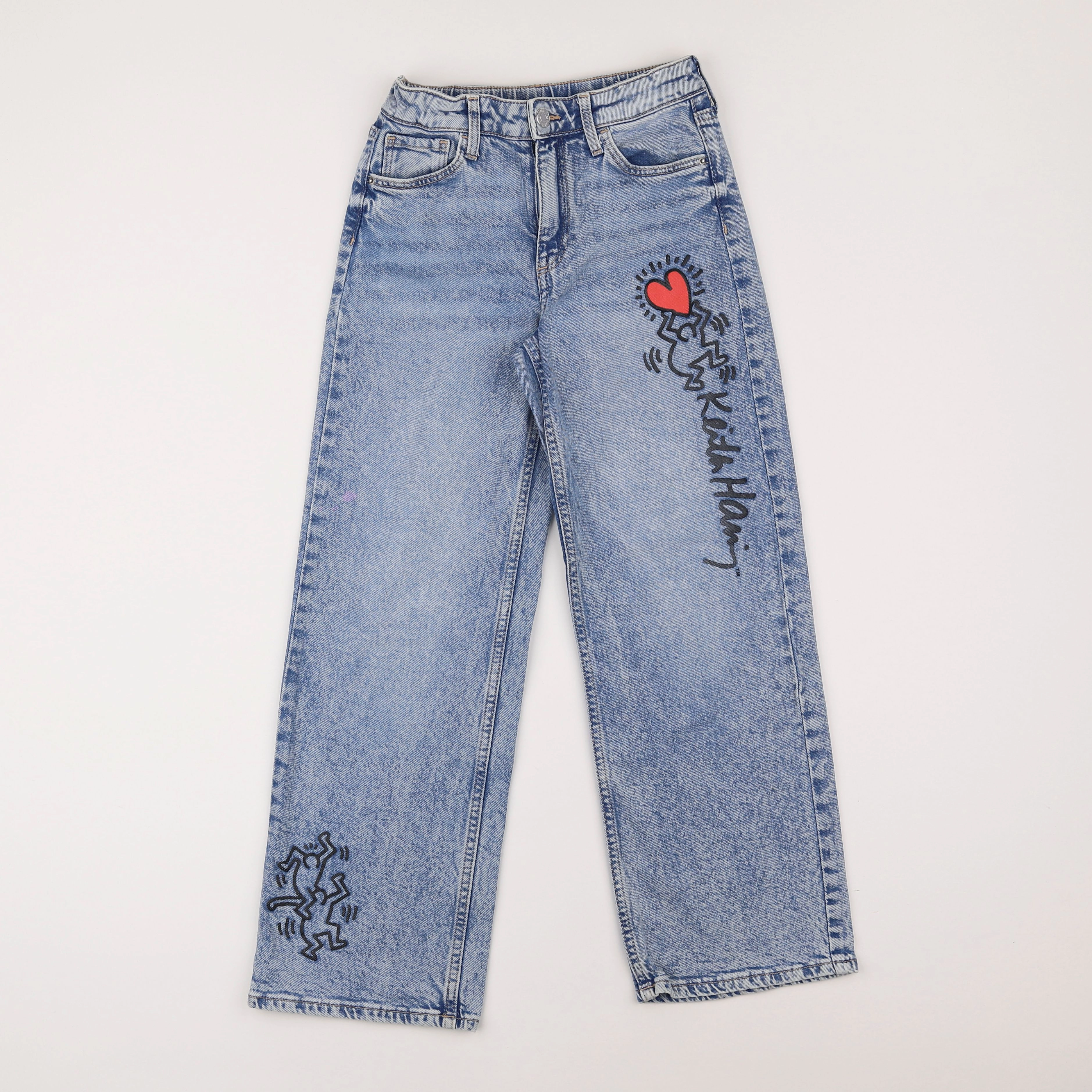 H&M - jean bleu - 8/9 ans