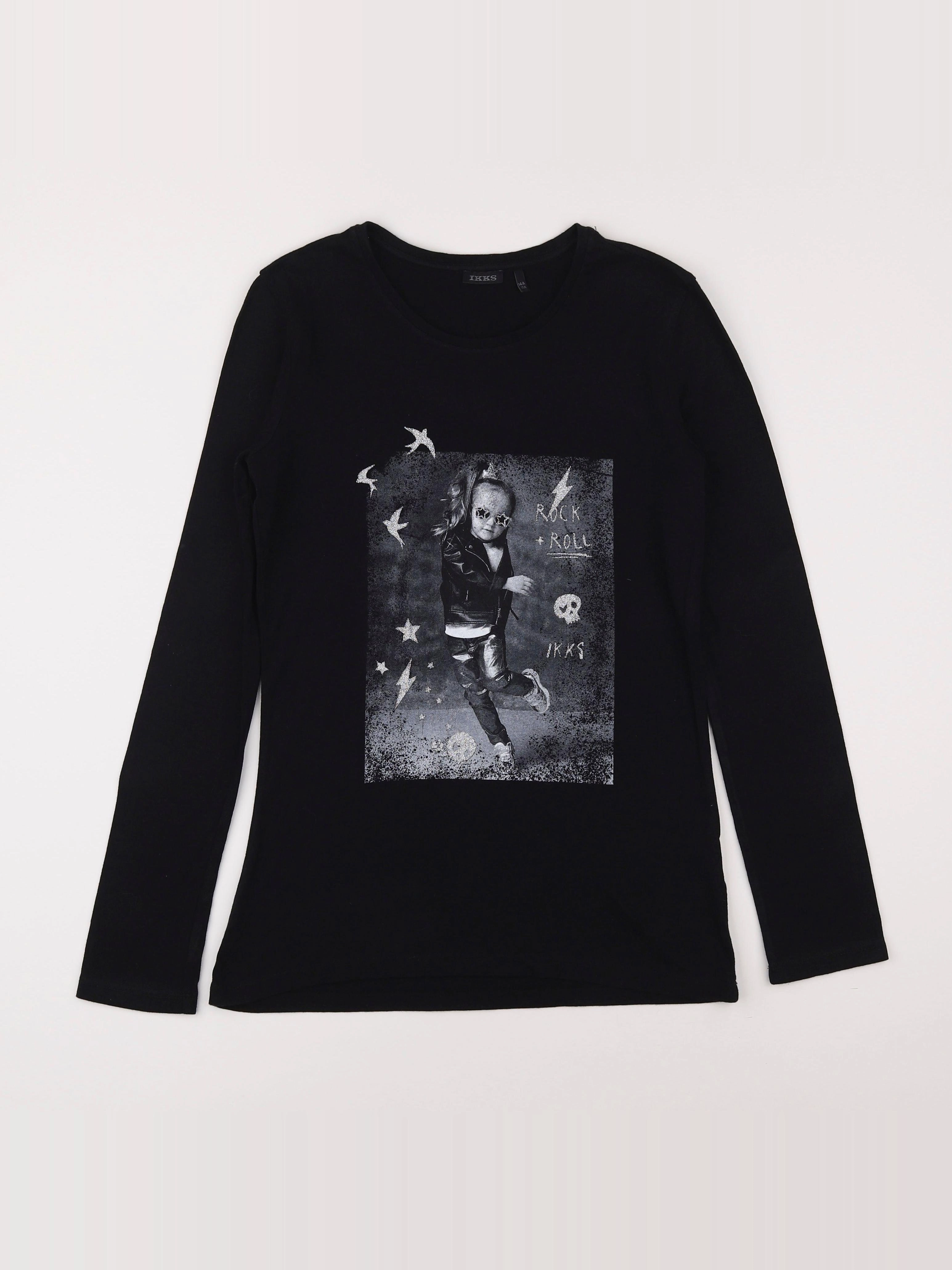IKKS - tee-shirt noir - 14 ans