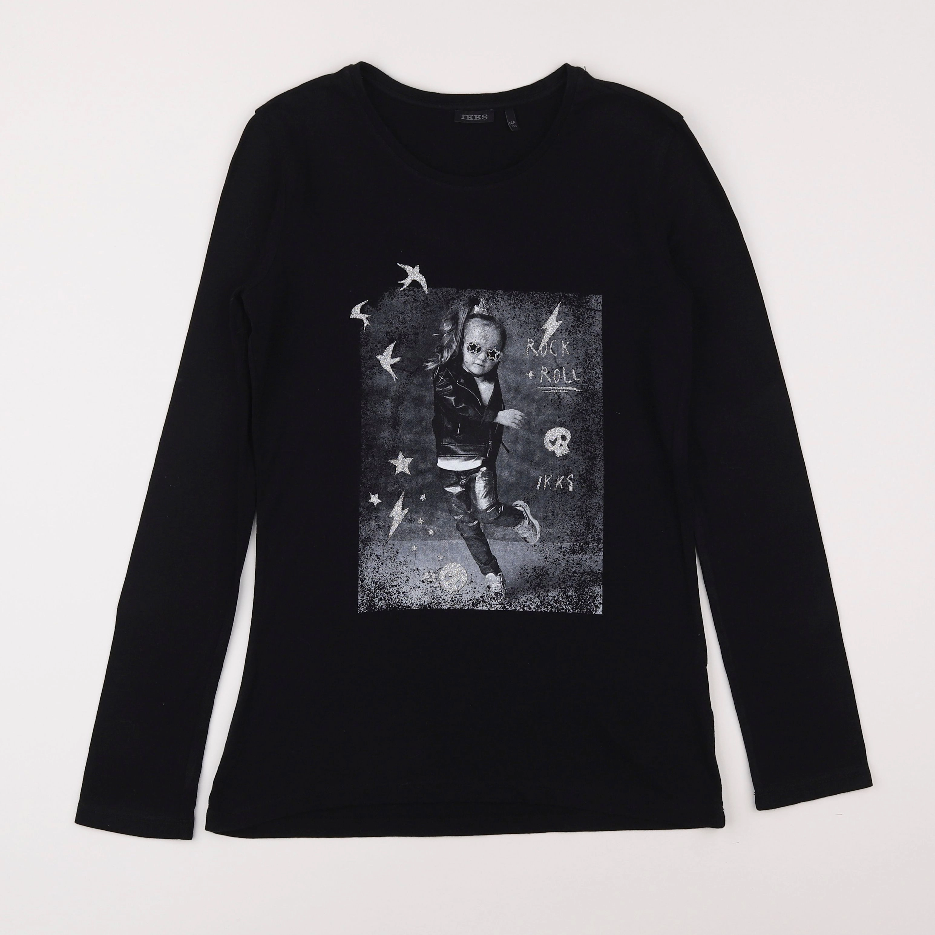 IKKS - tee-shirt noir - 14 ans