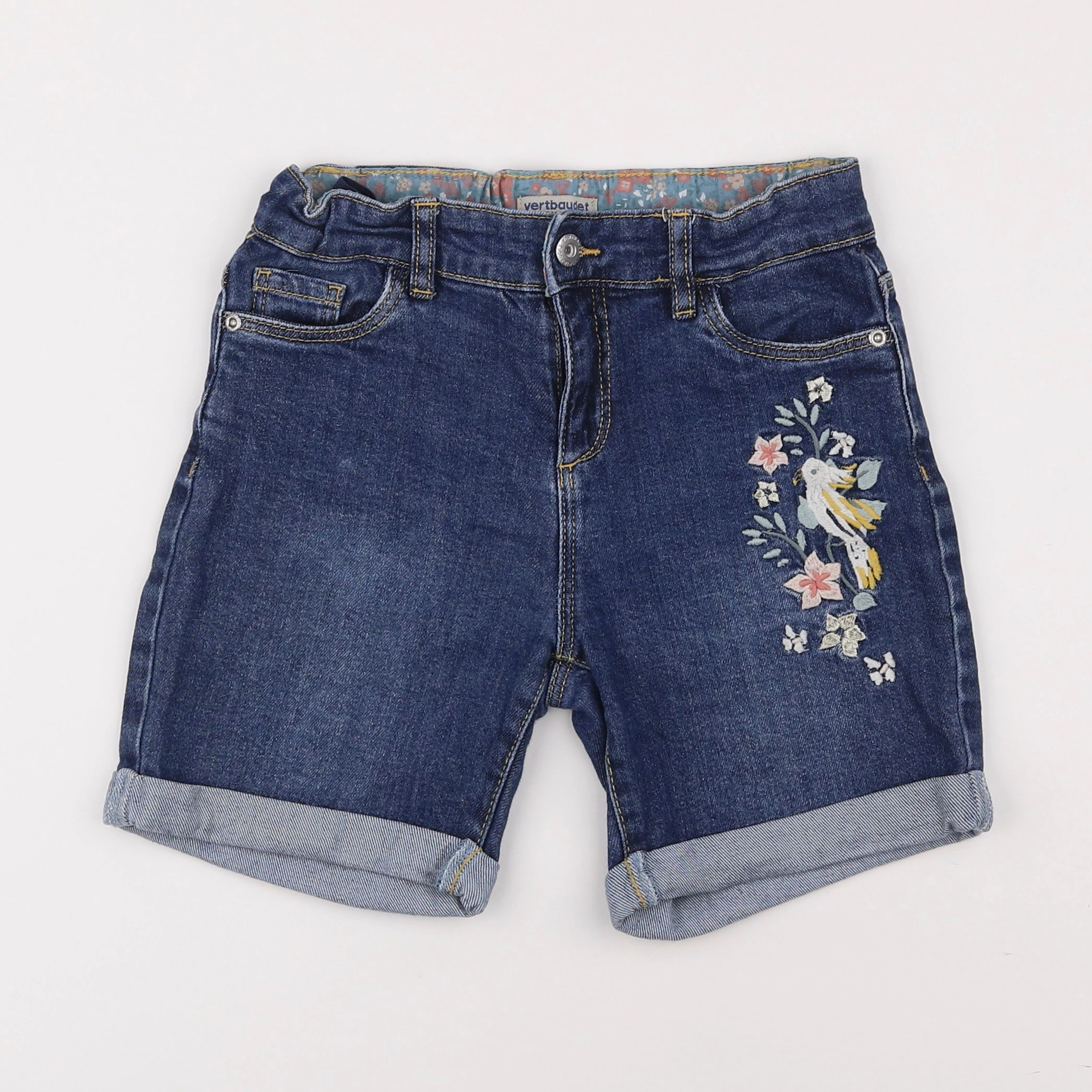 Vertbaudet - short bleu - 10 ans