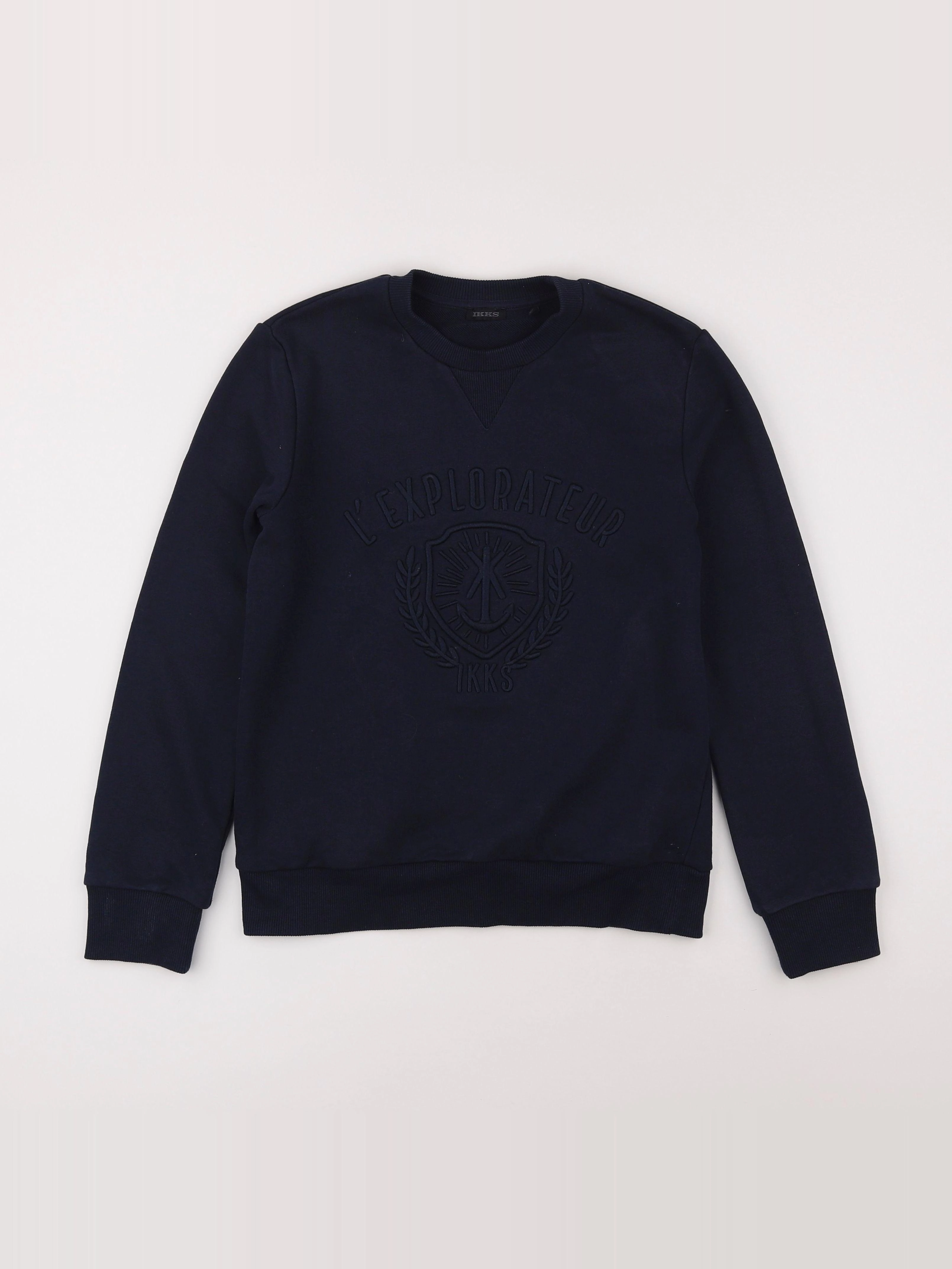IKKS - sweat bleu - 12 ans