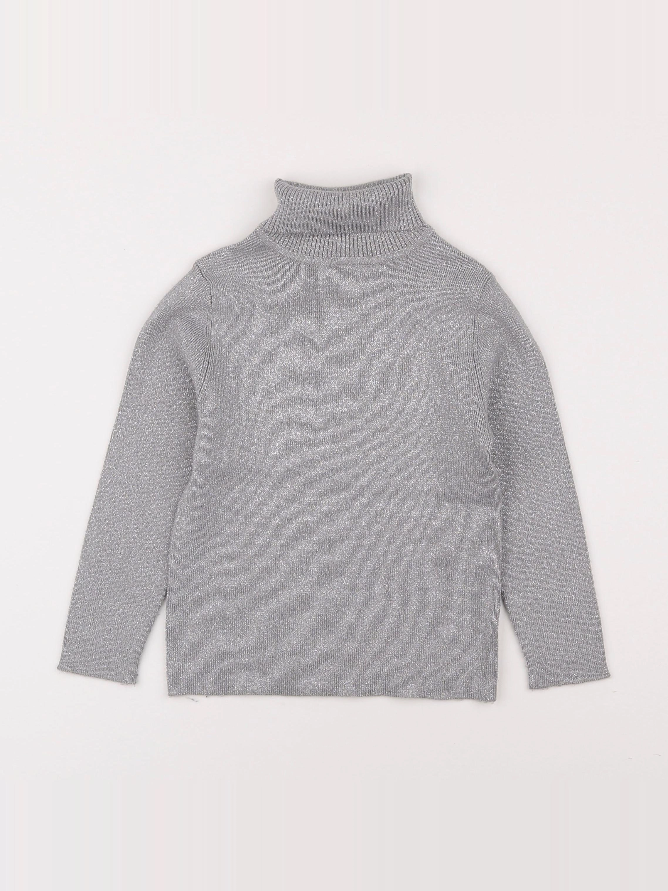 Zara - pull argent - 6 ans