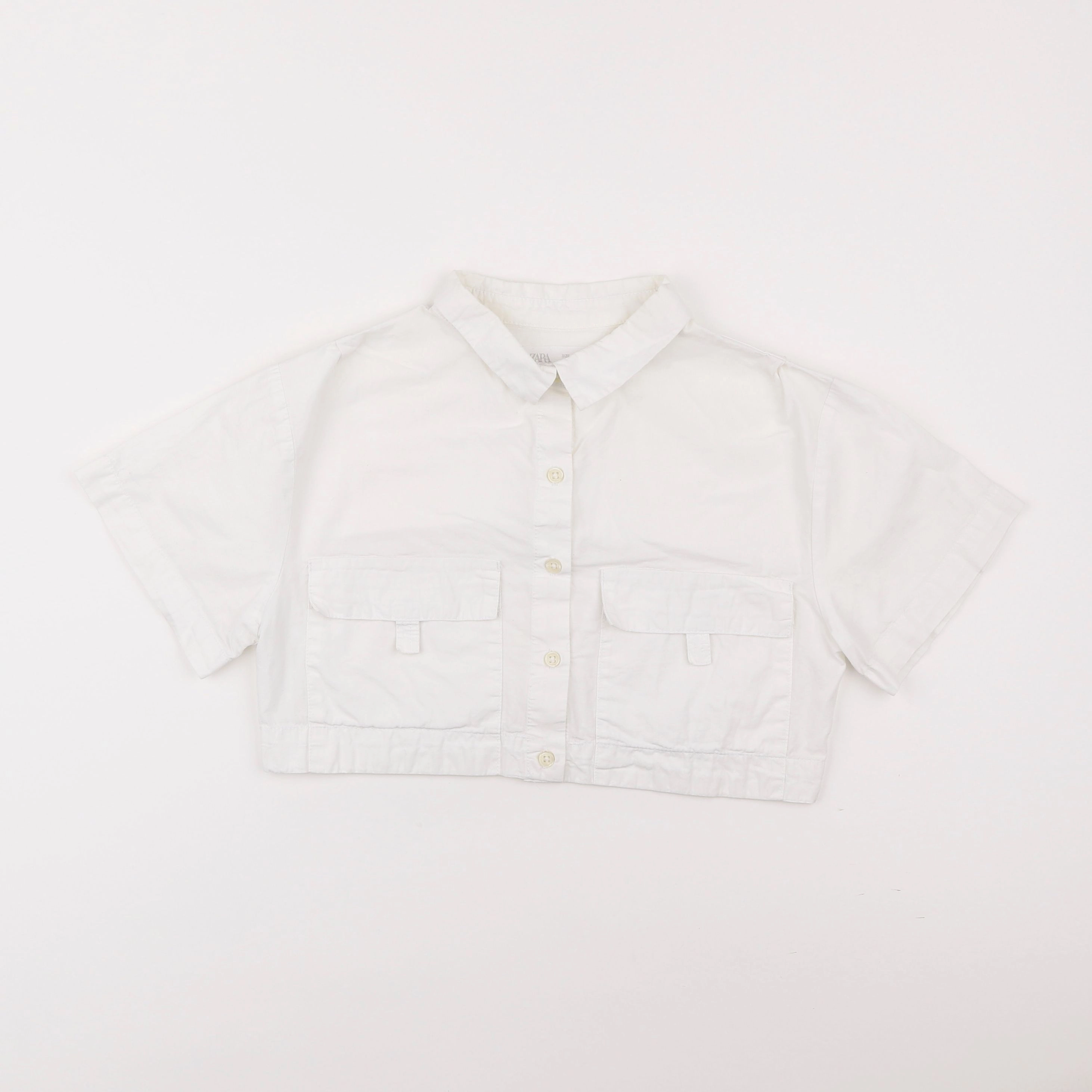 Zara - blouse blanc - 8 ans