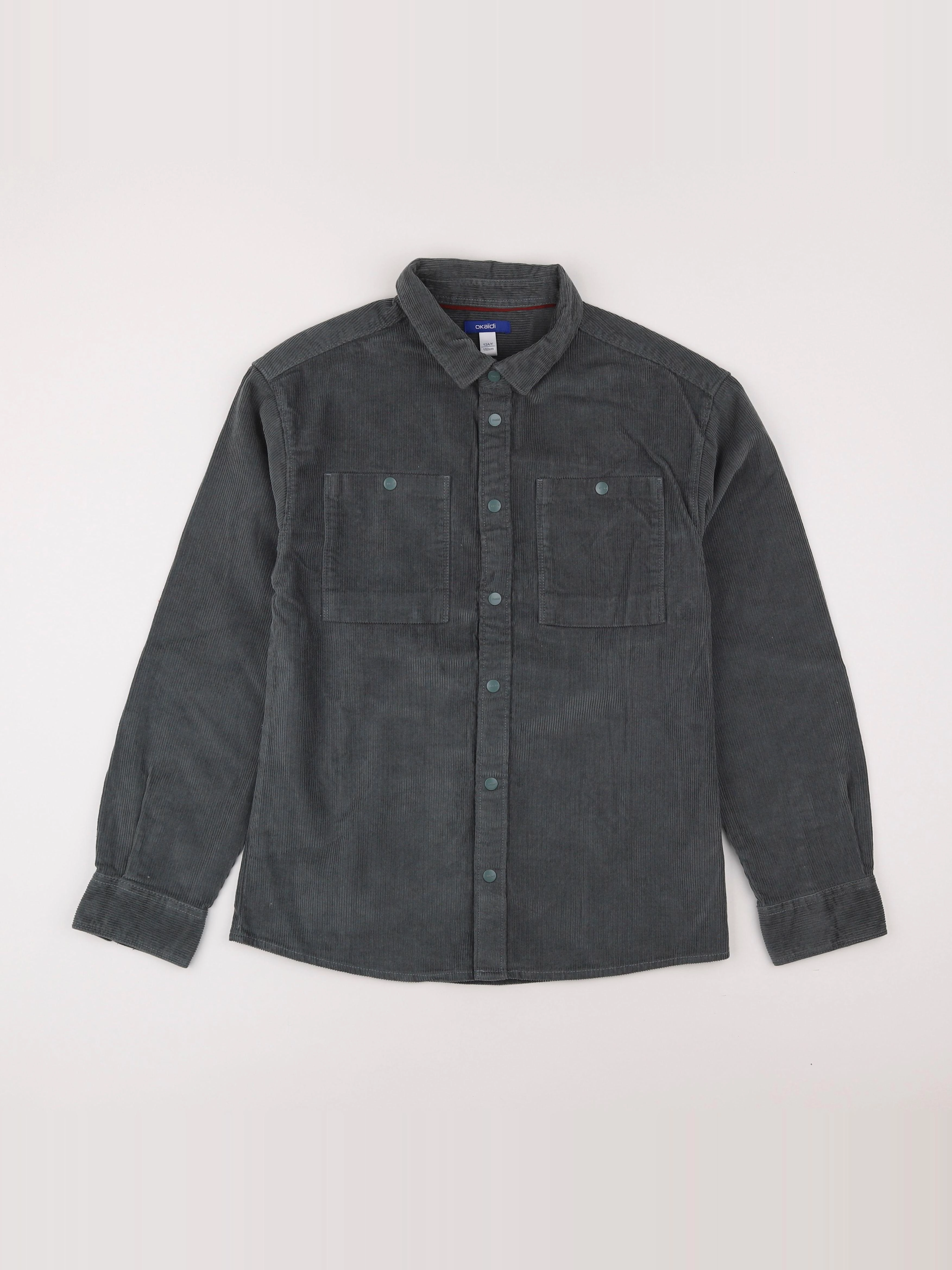 Okaidi - chemise vert - 12 ans