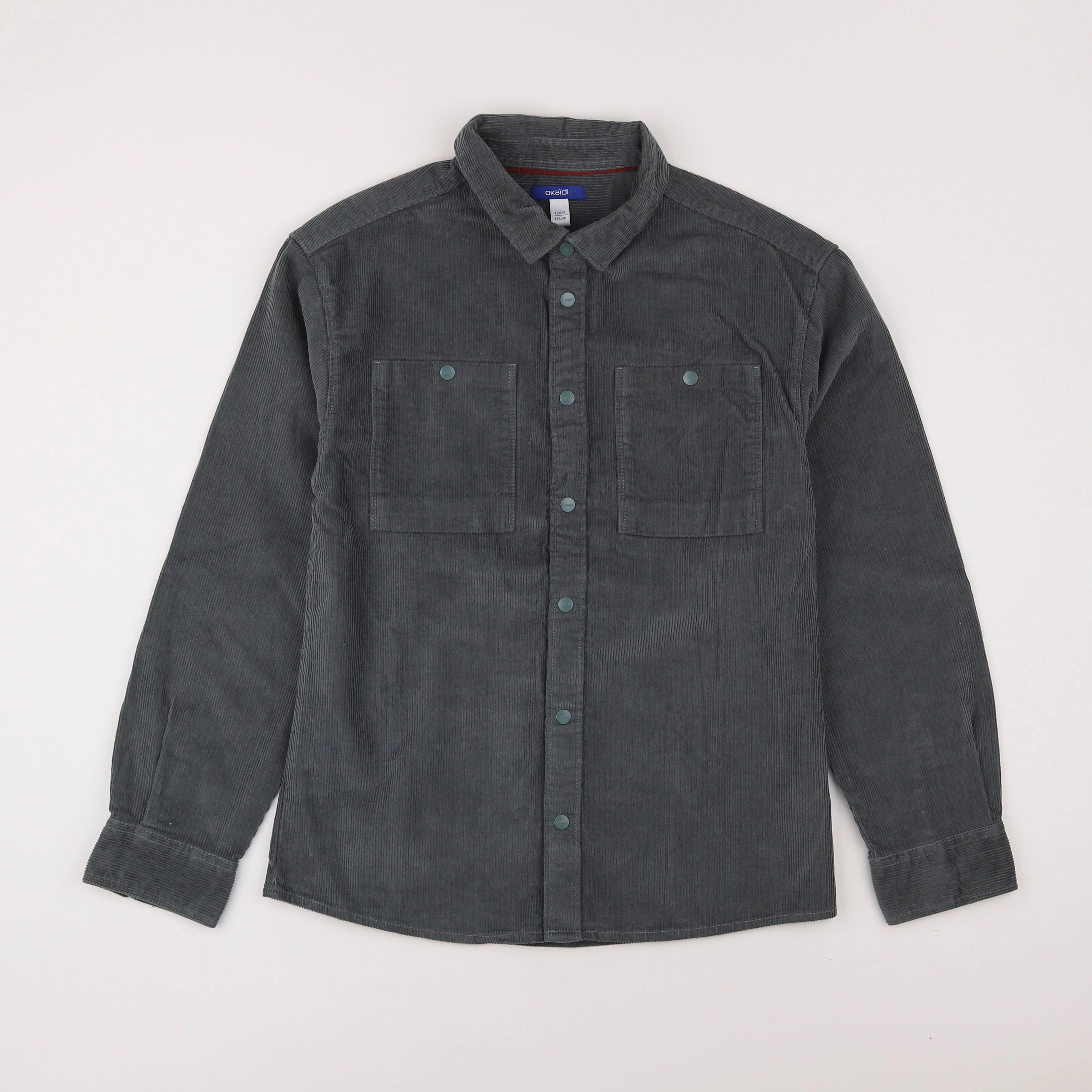 Okaidi - chemise vert - 12 ans