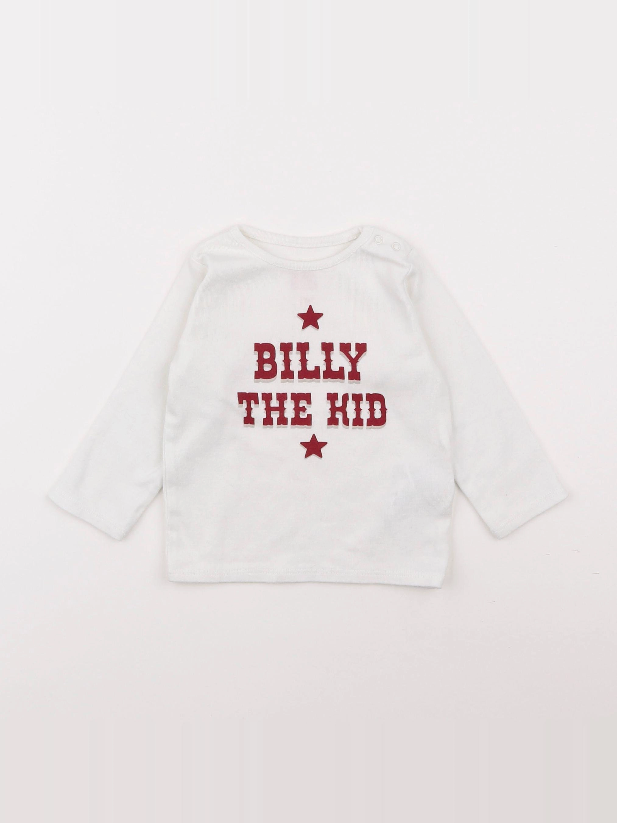 Bonton - tee-shirt blanc - 12 mois
