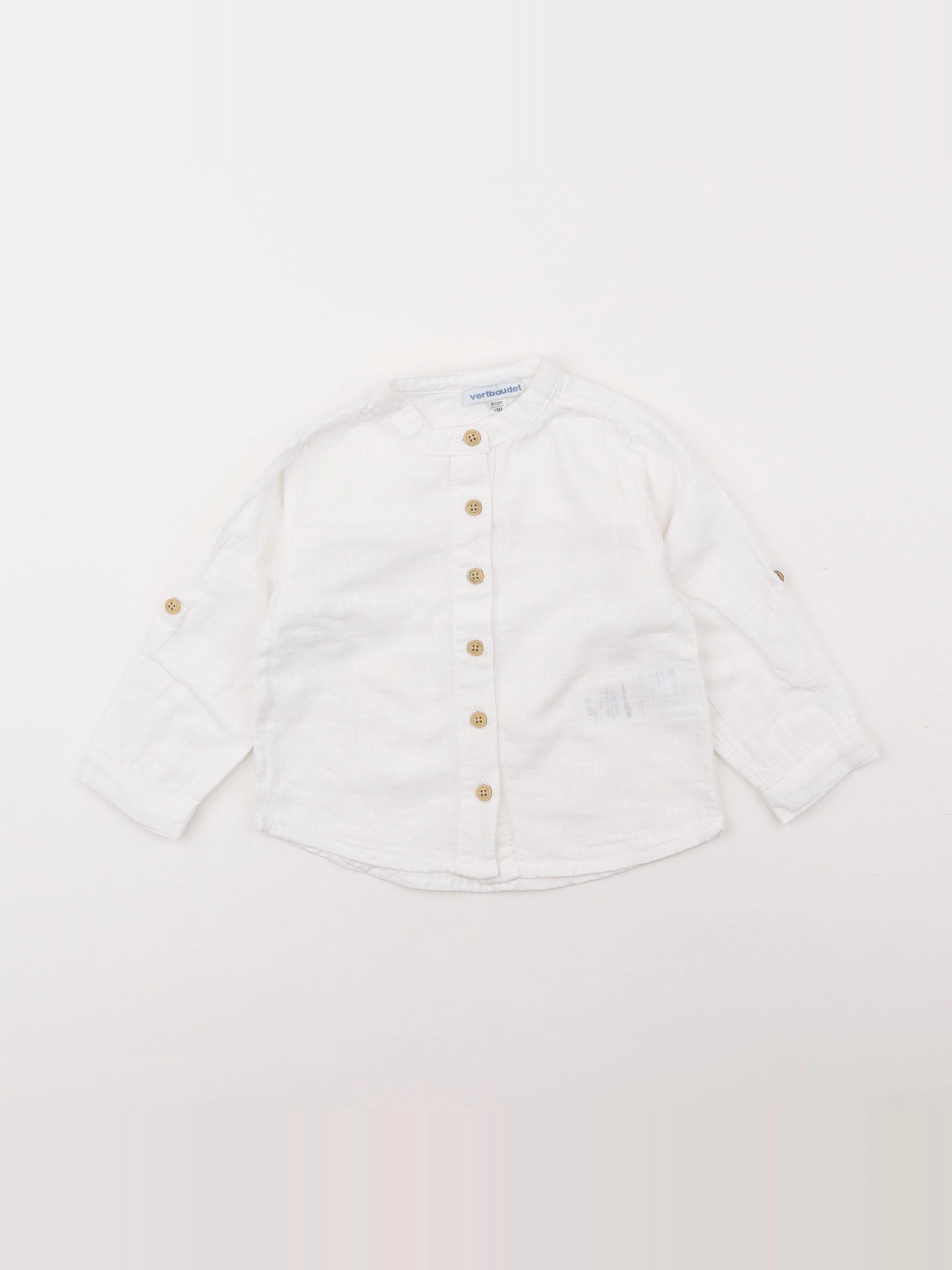 Vertbaudet - chemise blanc - 18 mois