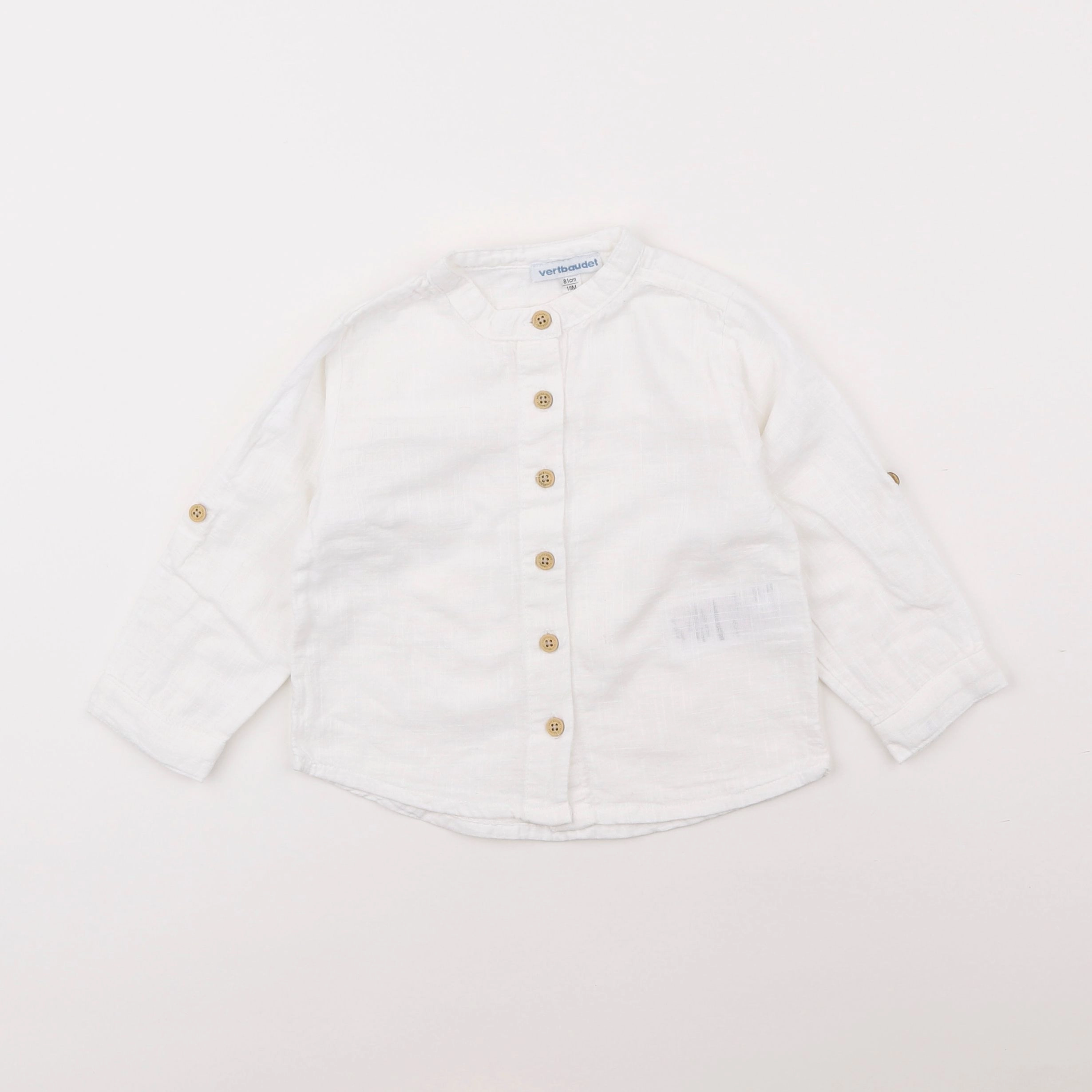Vertbaudet - chemise blanc - 18 mois