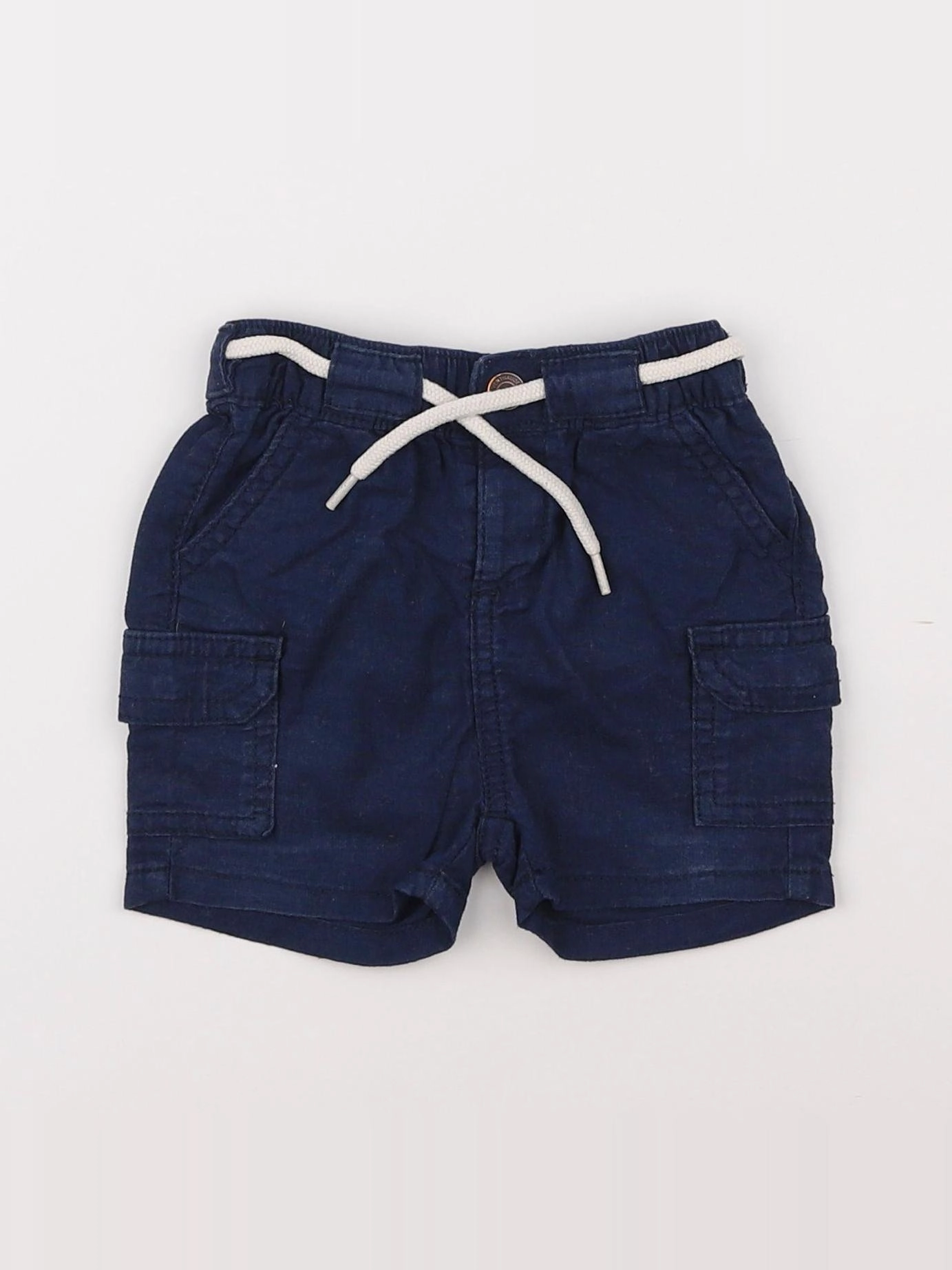 Vertbaudet - short bleu - 6 mois