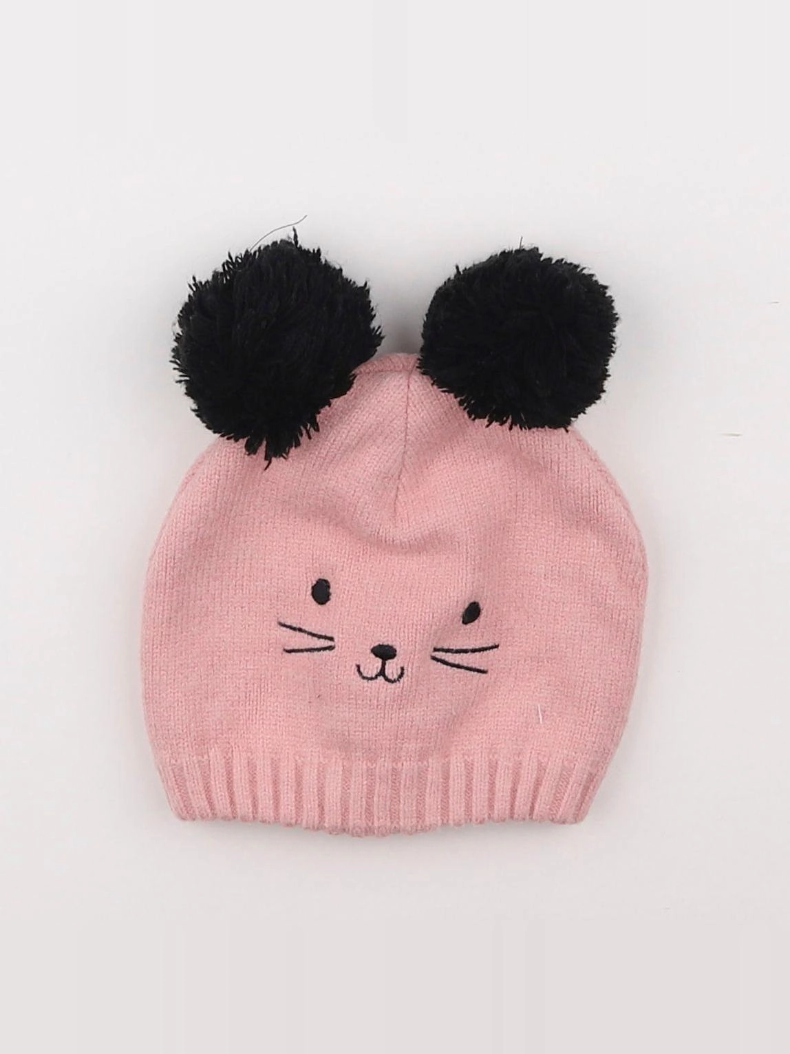 Vertbaudet - bonnet rose - 12/18 mois